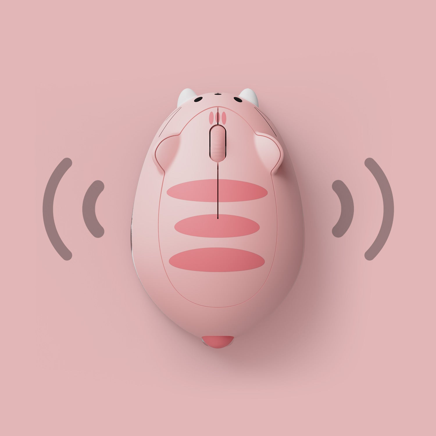 Akko Cat Theme Mouse Pink Angle Wireless Connect