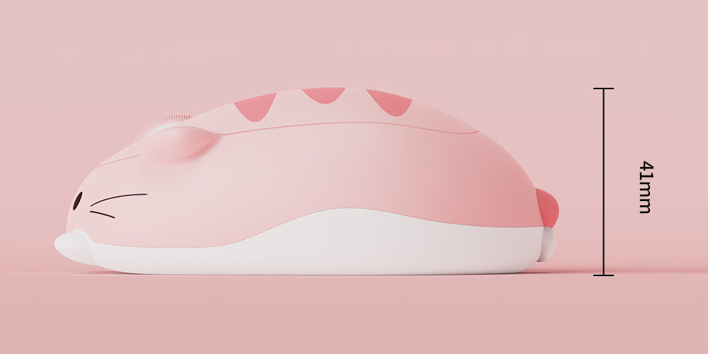 Akko Cat Theme Mouse Pink ANGIE 41mm Height