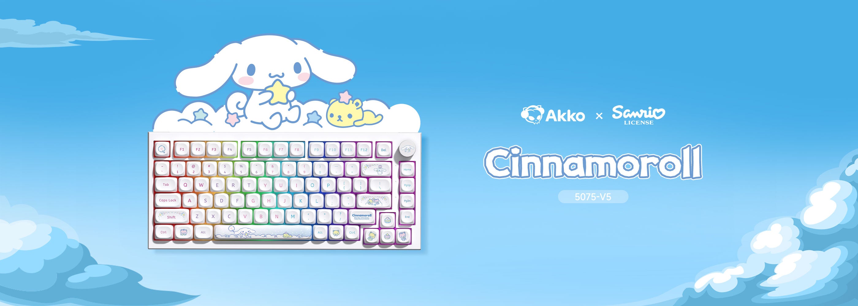 Akko Cinnamoroll 5075 V5 Mechanical Keyboard