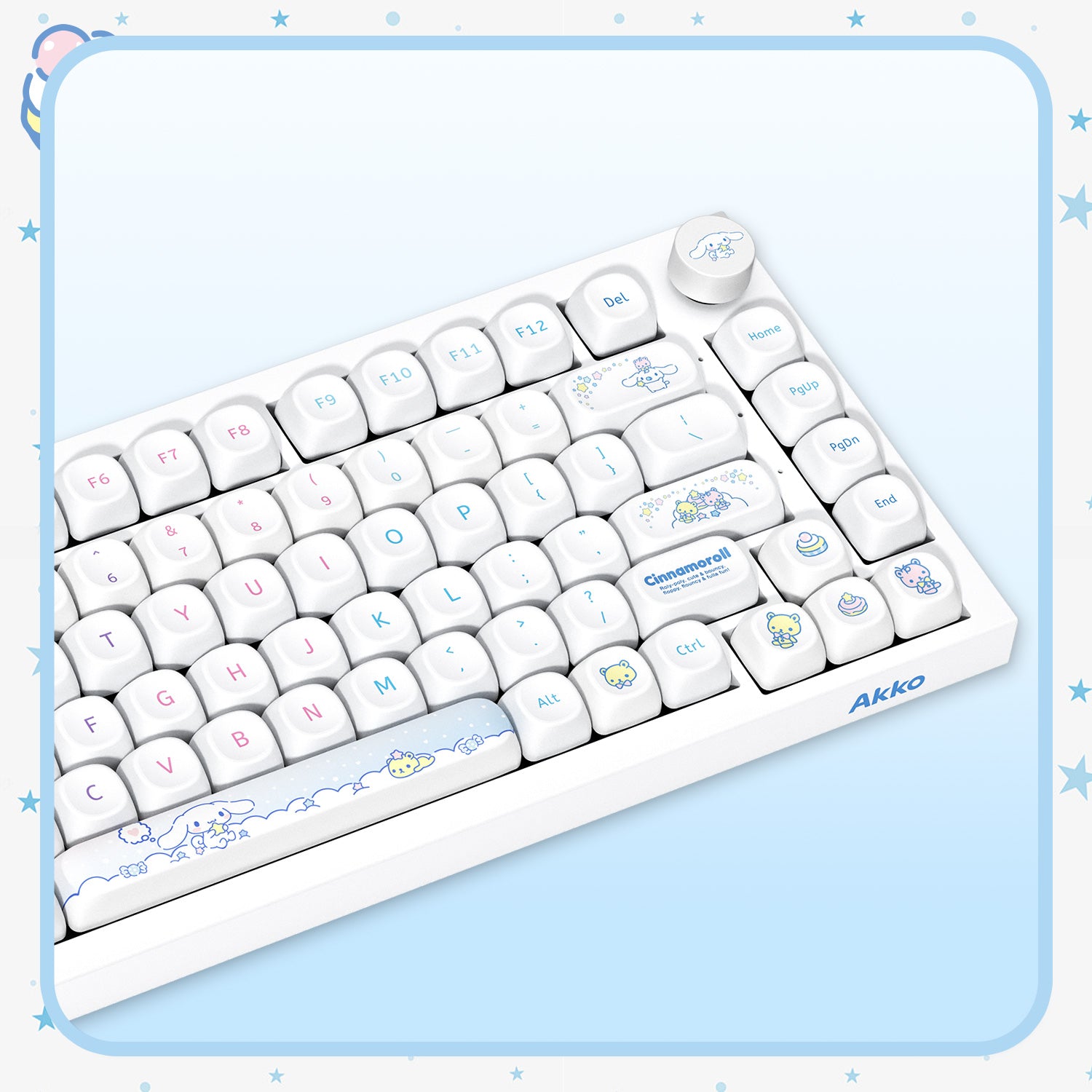 Akko Cinnamoroll 5075 V5 Mechanical Keyboard Right Details