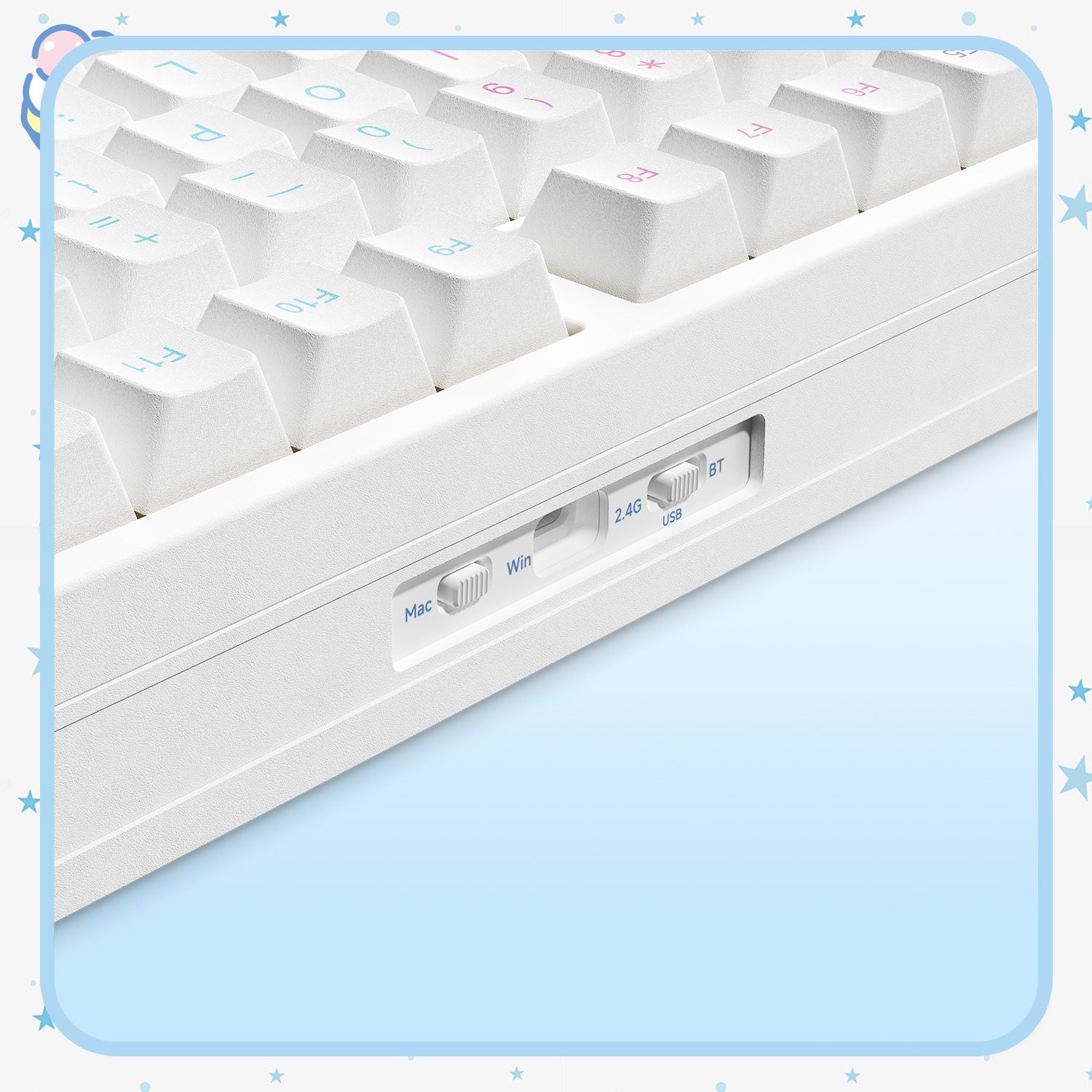Akko Cinnamoroll 5075 V5 Mechanical Keyboard Side Control Details