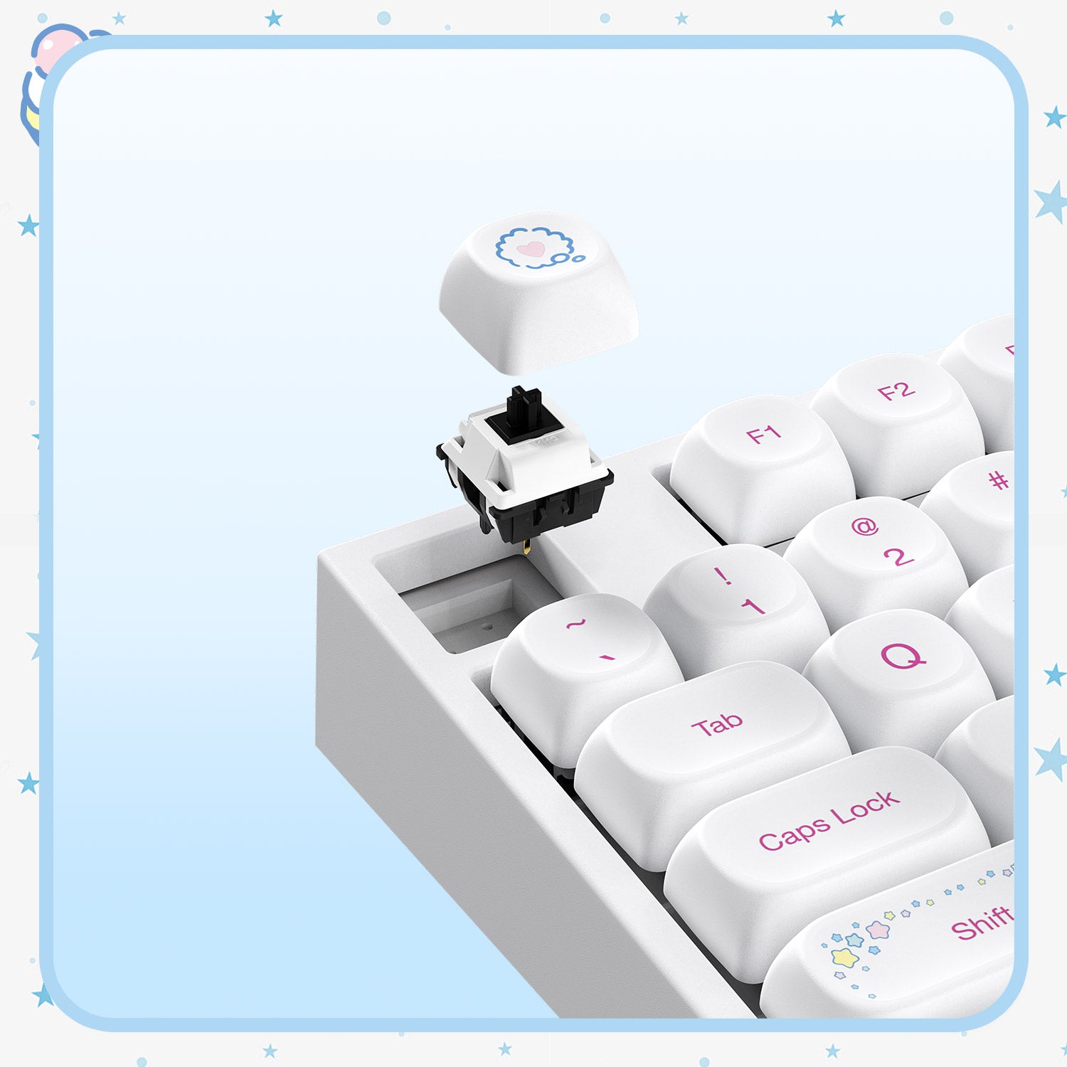 Akko Cinnamoroll 5087 V5 Keyboard Hot Swappable