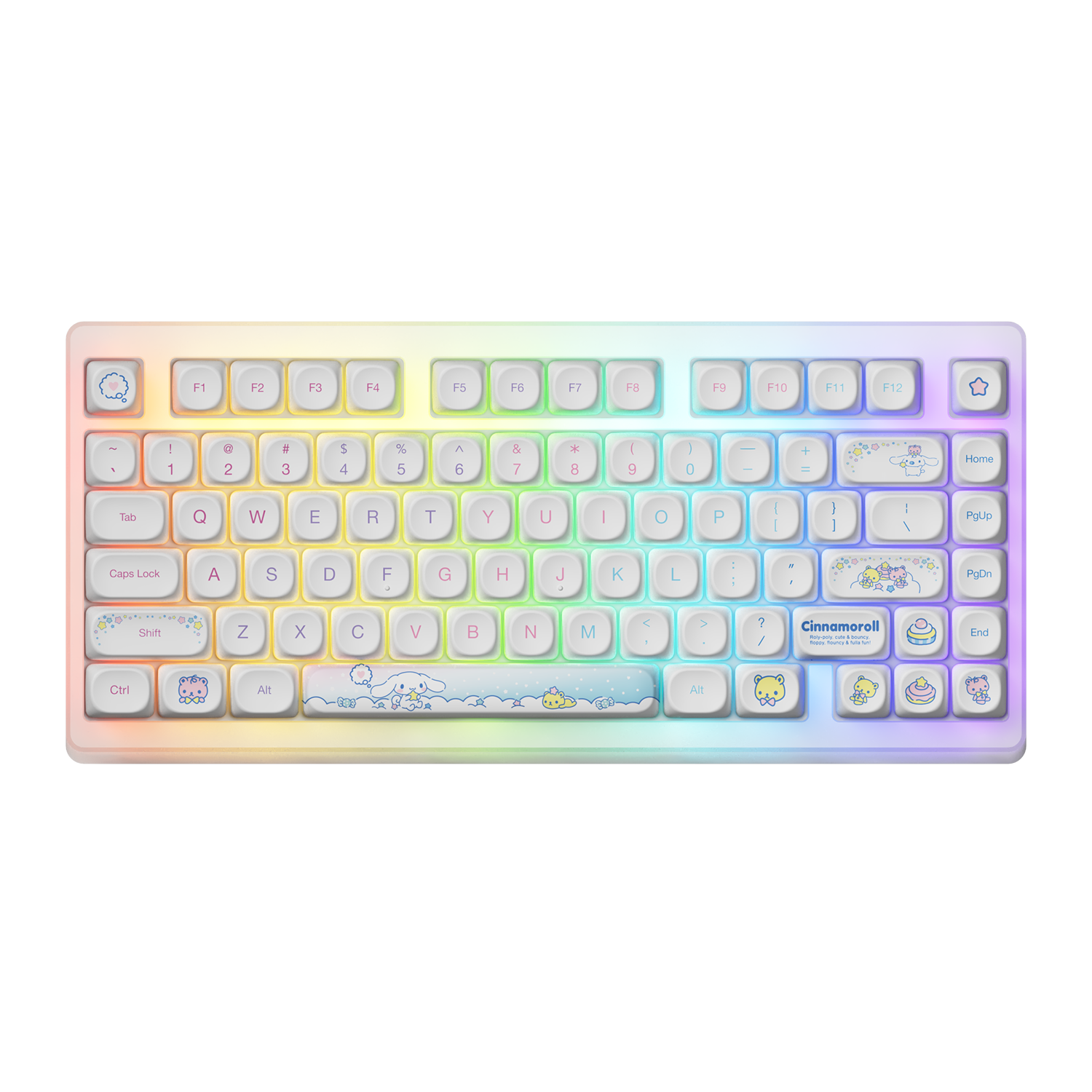 akko❗️ Cinnamoroll ACR TOP 75B Acrylic Keyboard - AKKO