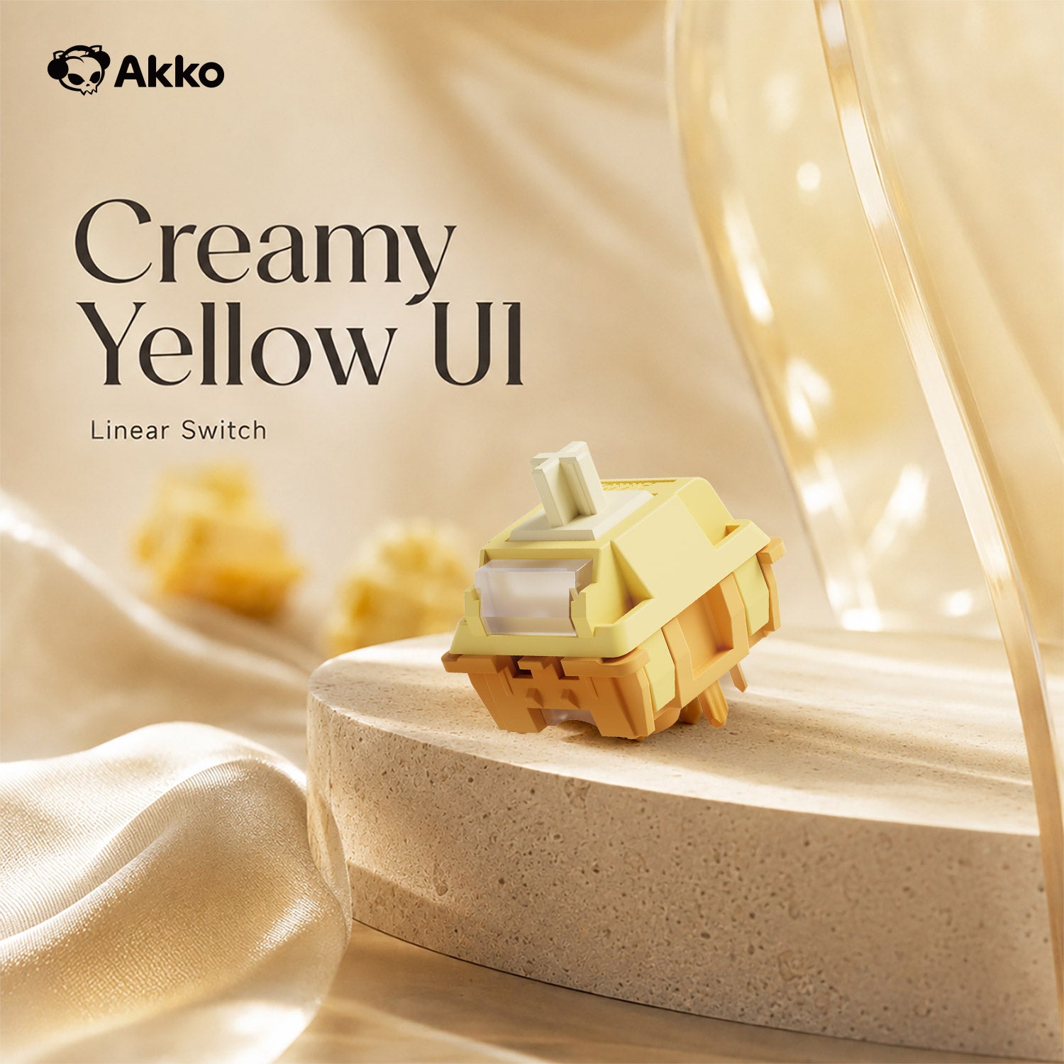 Akko Creamy Yellow U1 Switch