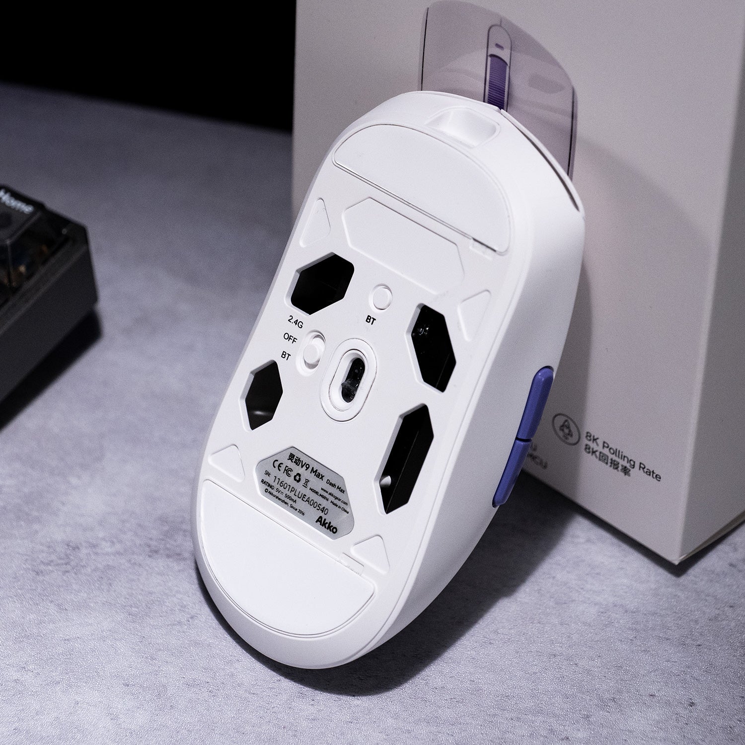 Akko Dash Gaming Mouse Bottom Details