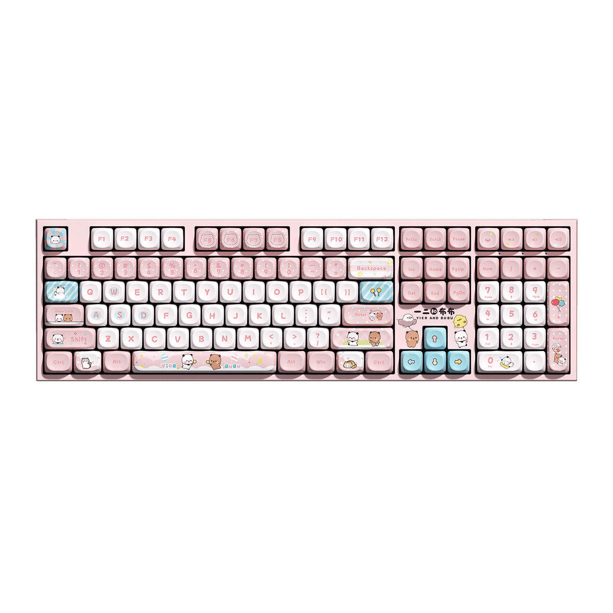 Akko Dudu and Bubu 5108 V5 Mechanical Keyboard Pink