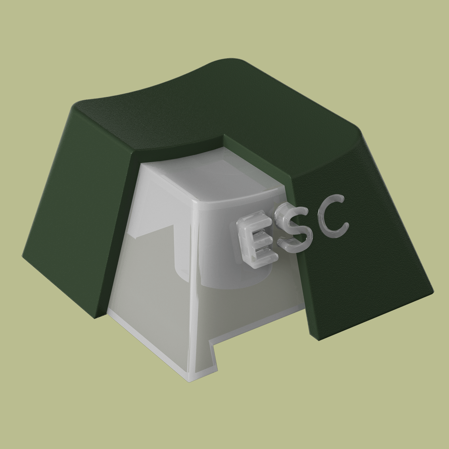 Akko Forest Gradient Keycap Set PBT PC Double Shot Keycaps