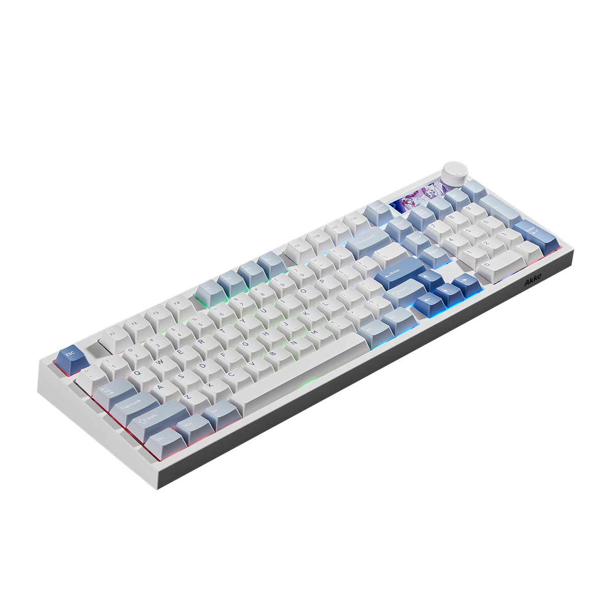 Akko 5098 V5 Glacier Mechanical Keyboard Left Side Details