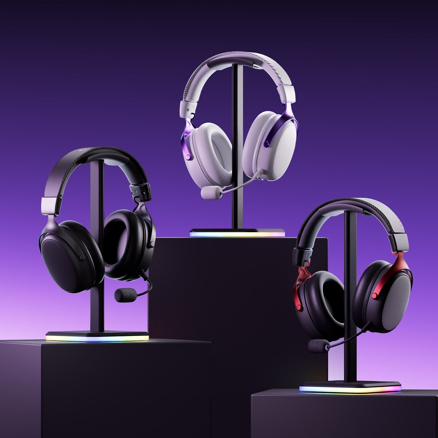 Akko Headst Stand and Verge Headset