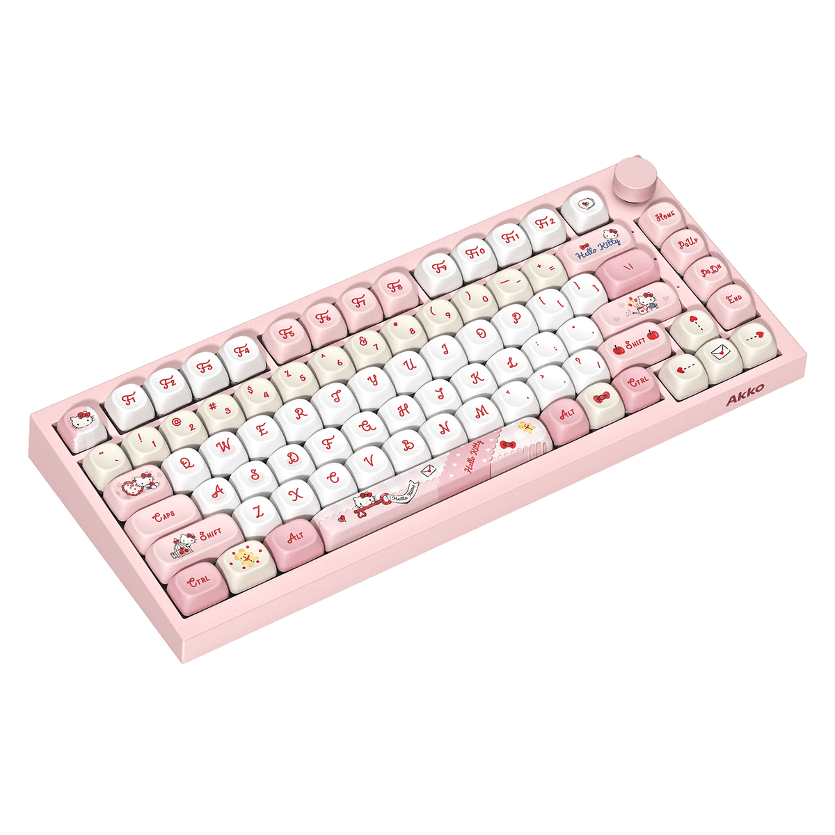 Akko Hello Kitty 5075 V5 Mechanical Keyboard Lefy Side