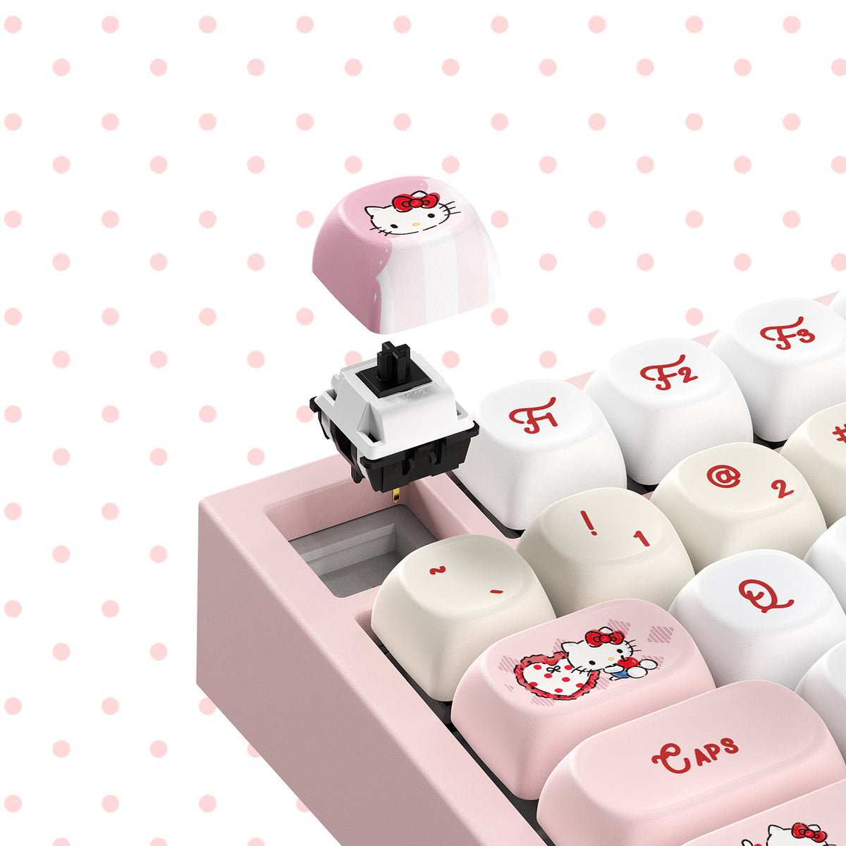 Akko Hello Kitty 5075 V5 Mechanical Keyboard Hot Swappable