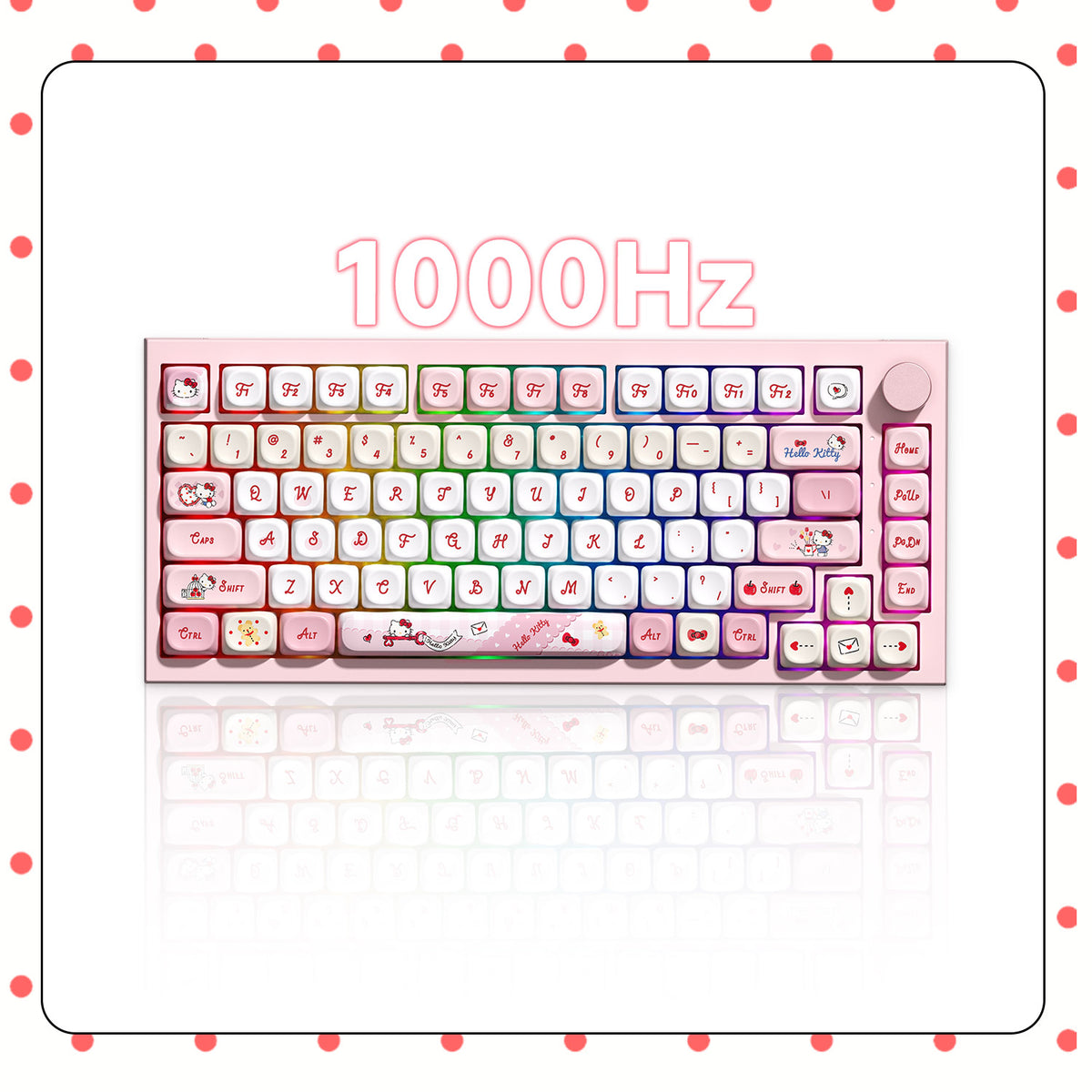 Akko Hello Kitty 5075 V5 Mechanical Keyboard 1000Hz Polling Rate