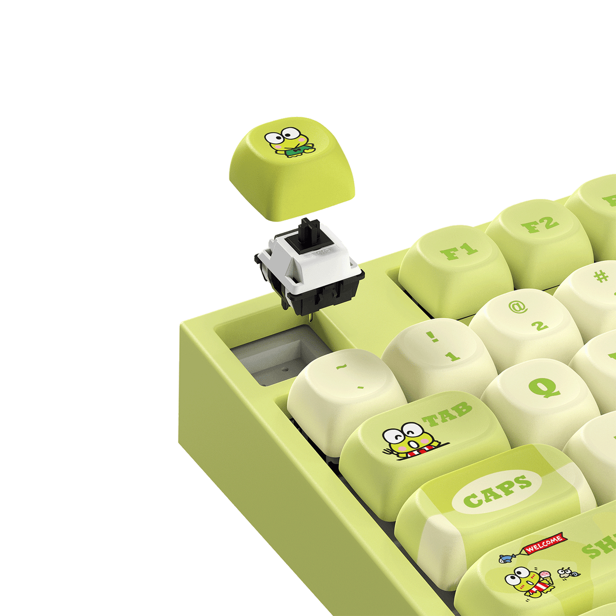 Akko KeroKero Keroppi 5108 V5 Mechanical Keyboard Hot Swappable
