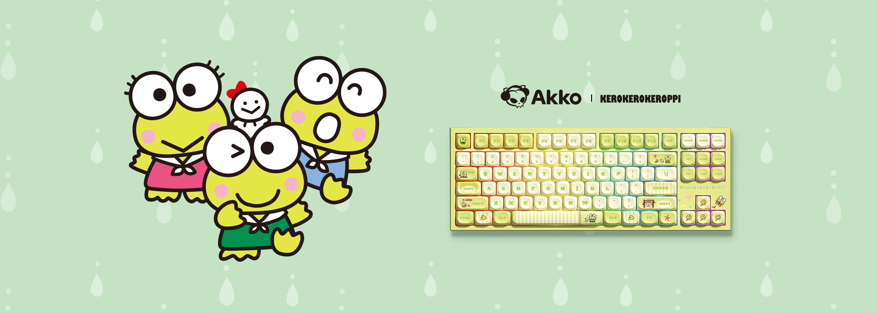 Akko KeroKero Keroppi 5087 V5 Keyboard