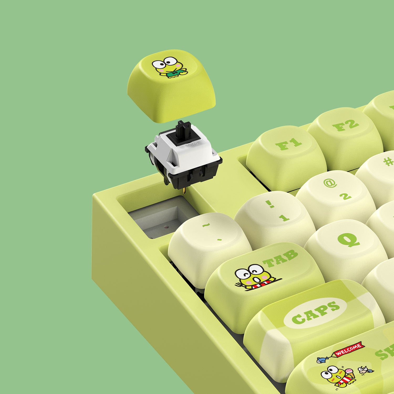 Akko KeroKero Keroppi 5087 V5 Keyboard Hot Swappable