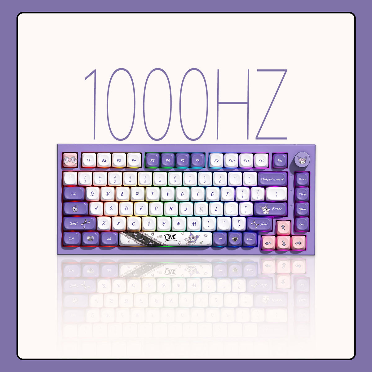 Akko Kuromi 5075 V5 Mechanical Keyboard 1000Hz Polling Rate