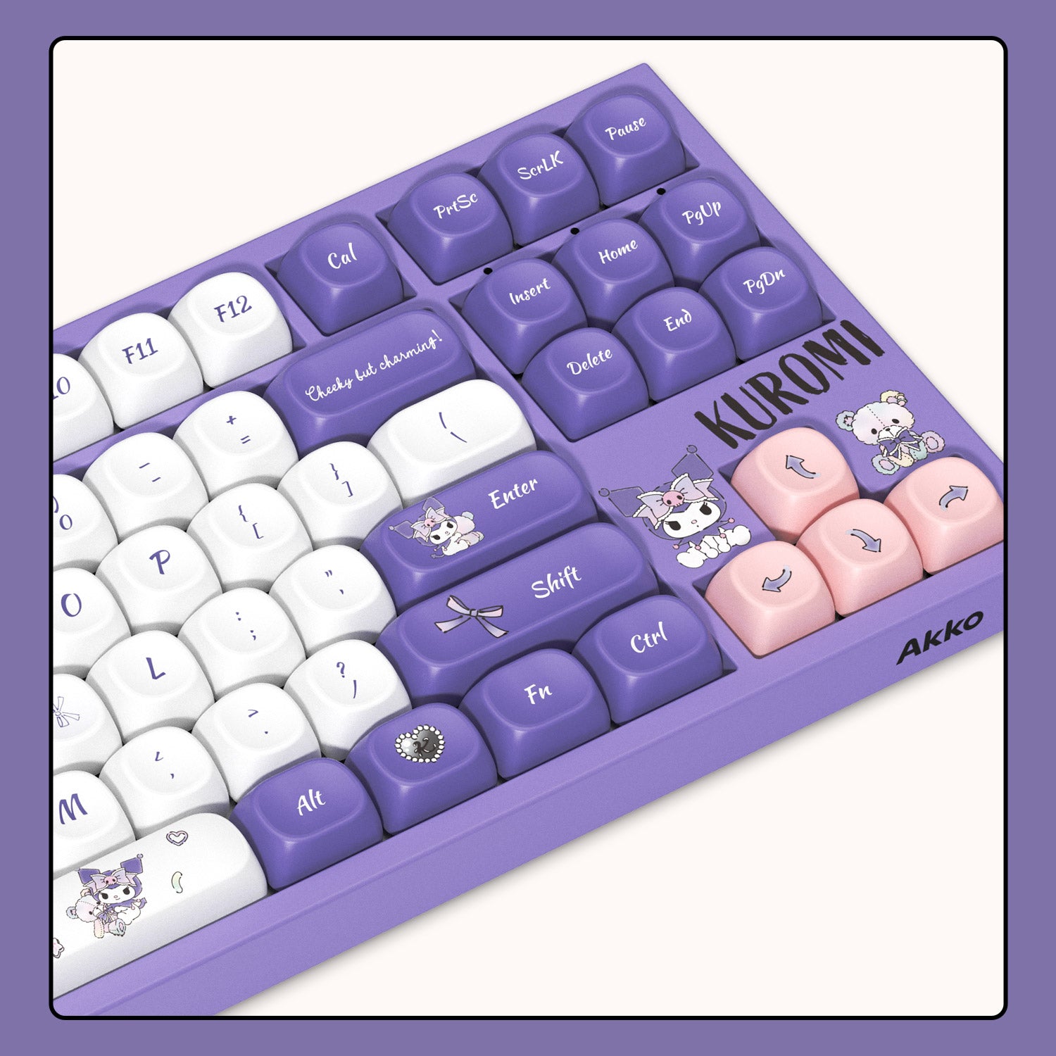 Akko Kuromi 5087 V5 Keyboard Right Details