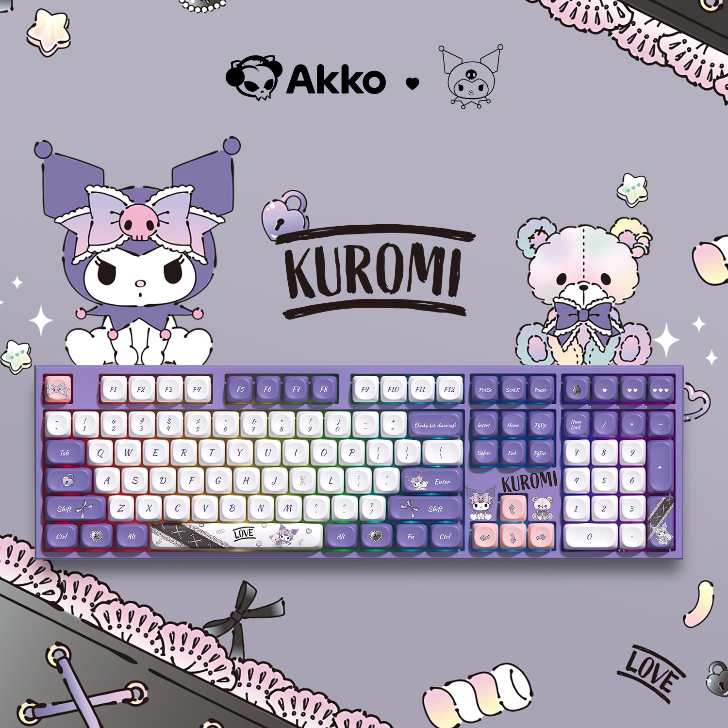 Akko Kuromi 5108 V5 Mechanical Keyboard