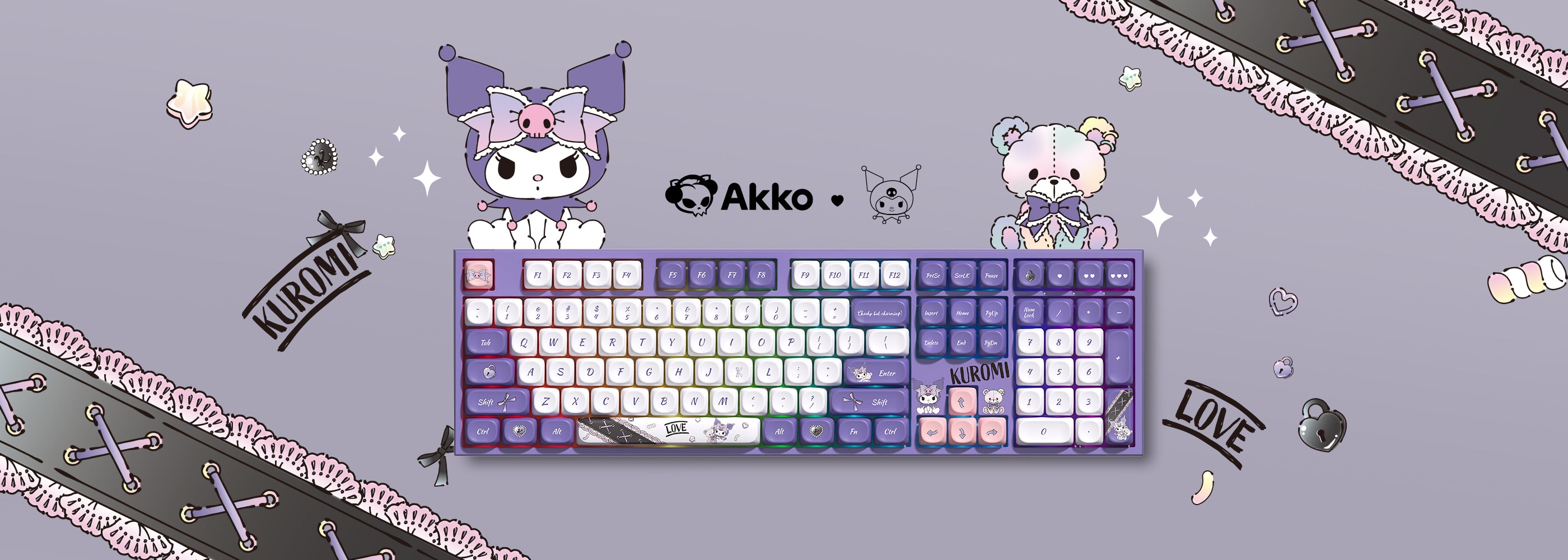 Akko Kuromi 5108 V5 Mechanical Keyboard