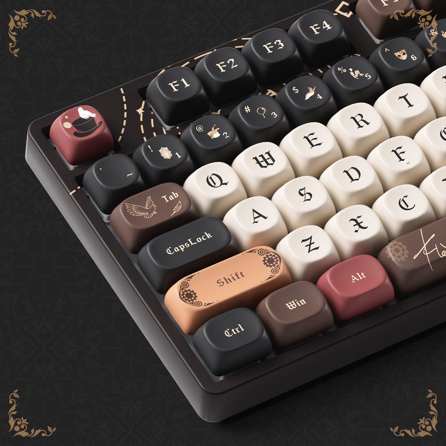 Lord of the Mysteries 5087B v2 Mechanical Keyboard Left Details