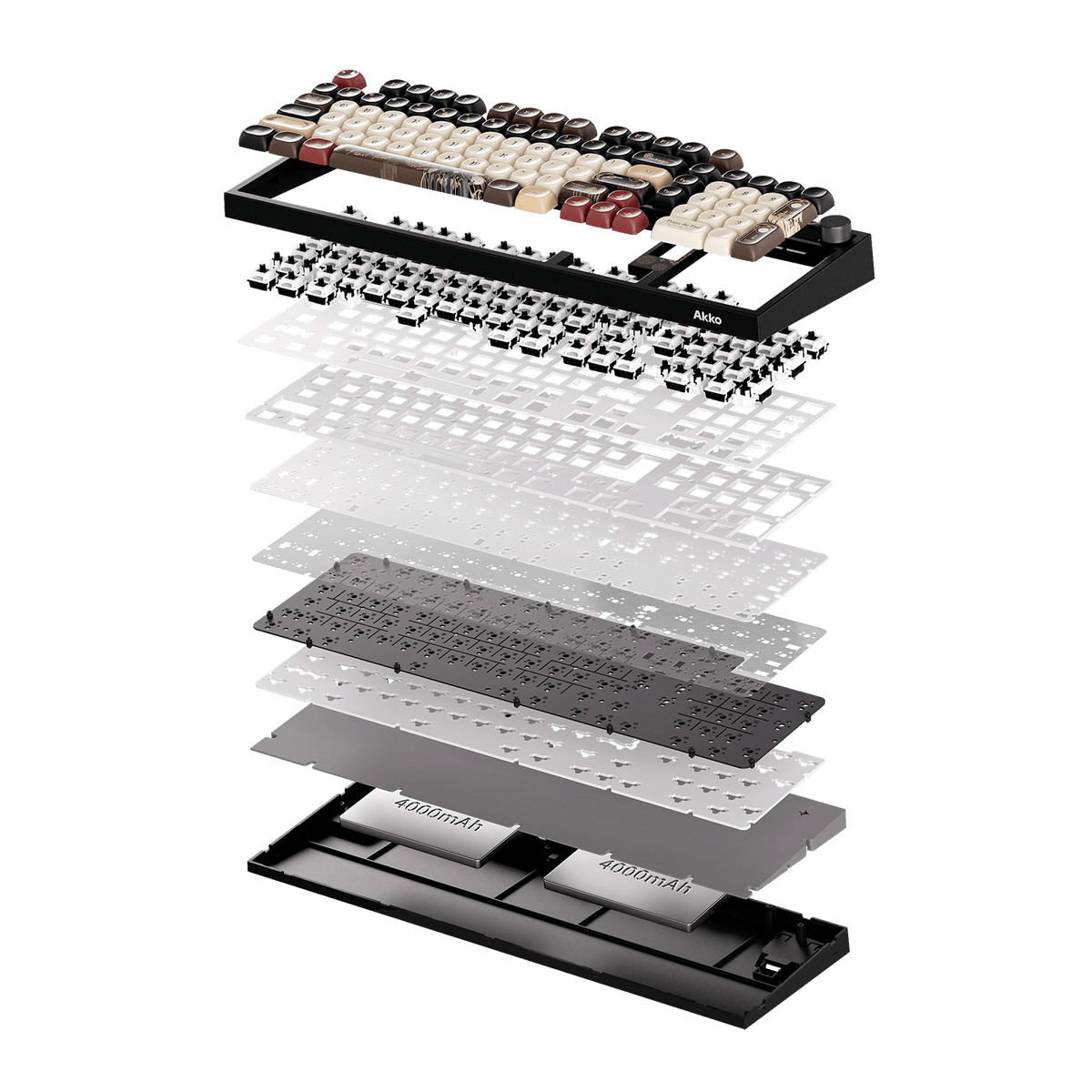 Akko 5098 V5 Lord of Mysteries Mechanical Keyboard Structure