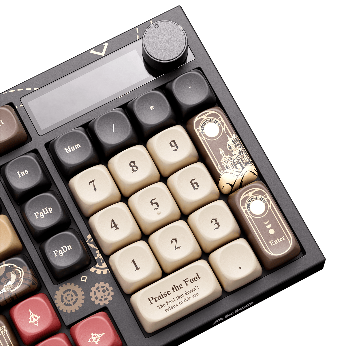 Akko 5098 V5 Lord of Mysteries Mechanical Keyboard Screen Knob Details