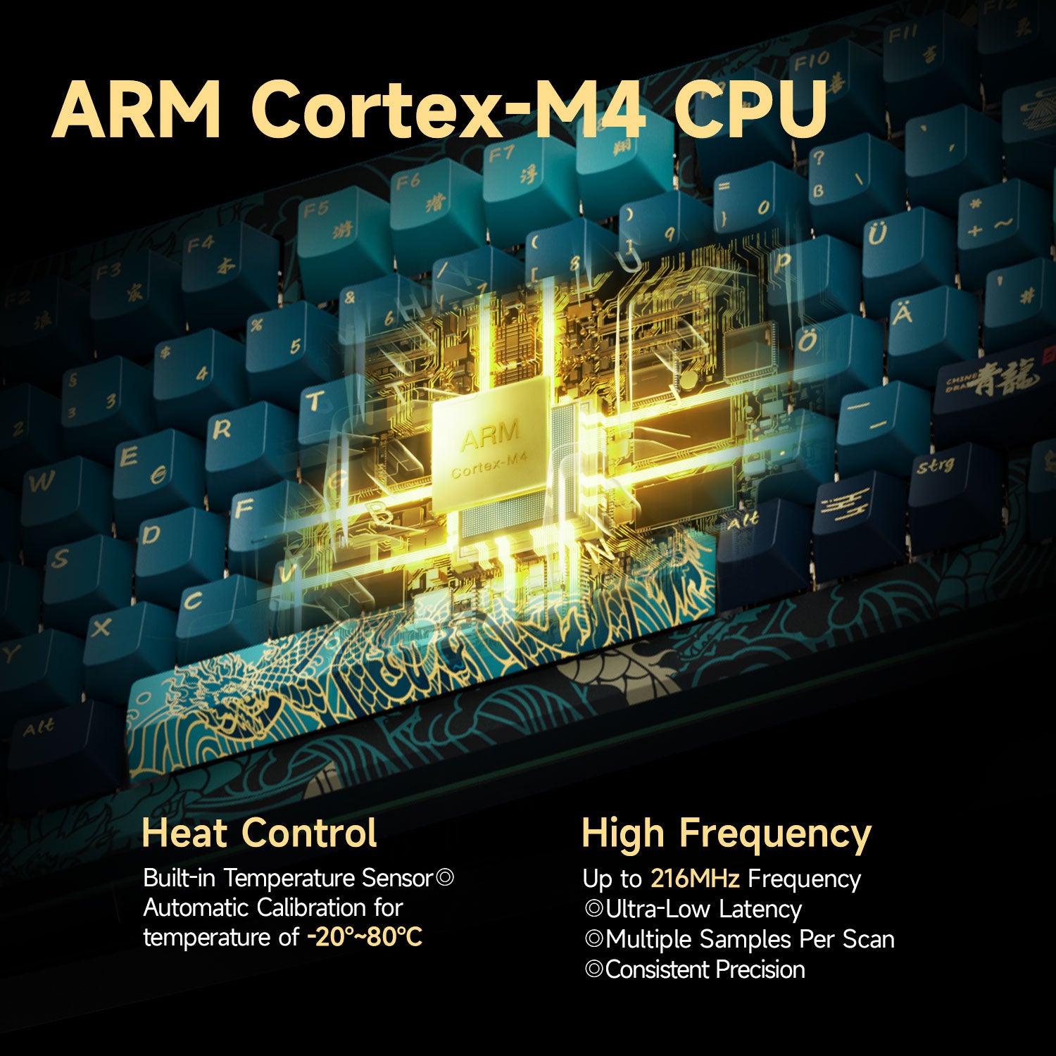 MOD 007 HE Year of Dragon Cross ARM Cortec-M4 CPU