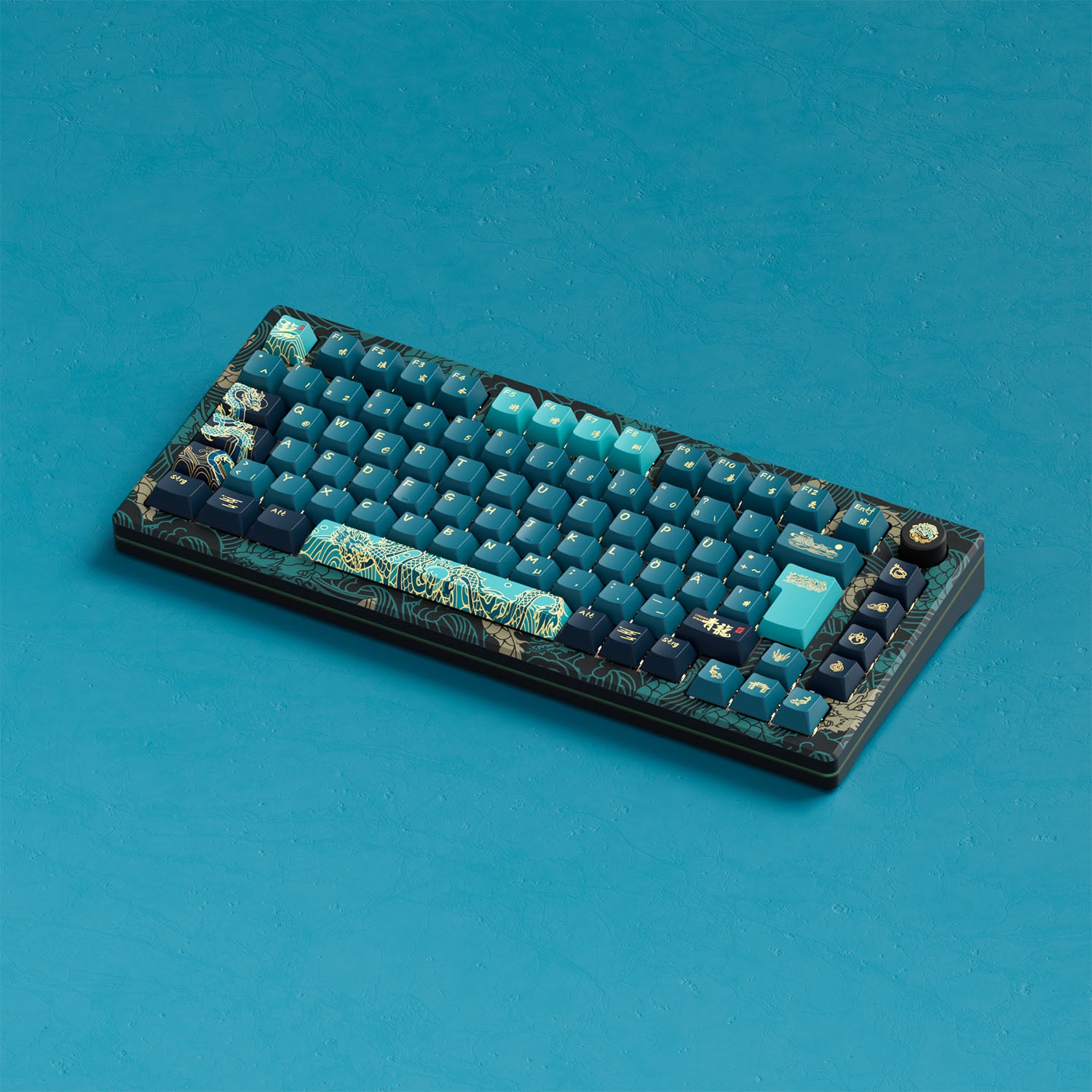 MOD 007 V3 HE Year of Dragon Hall Effect Keyboard Side Details