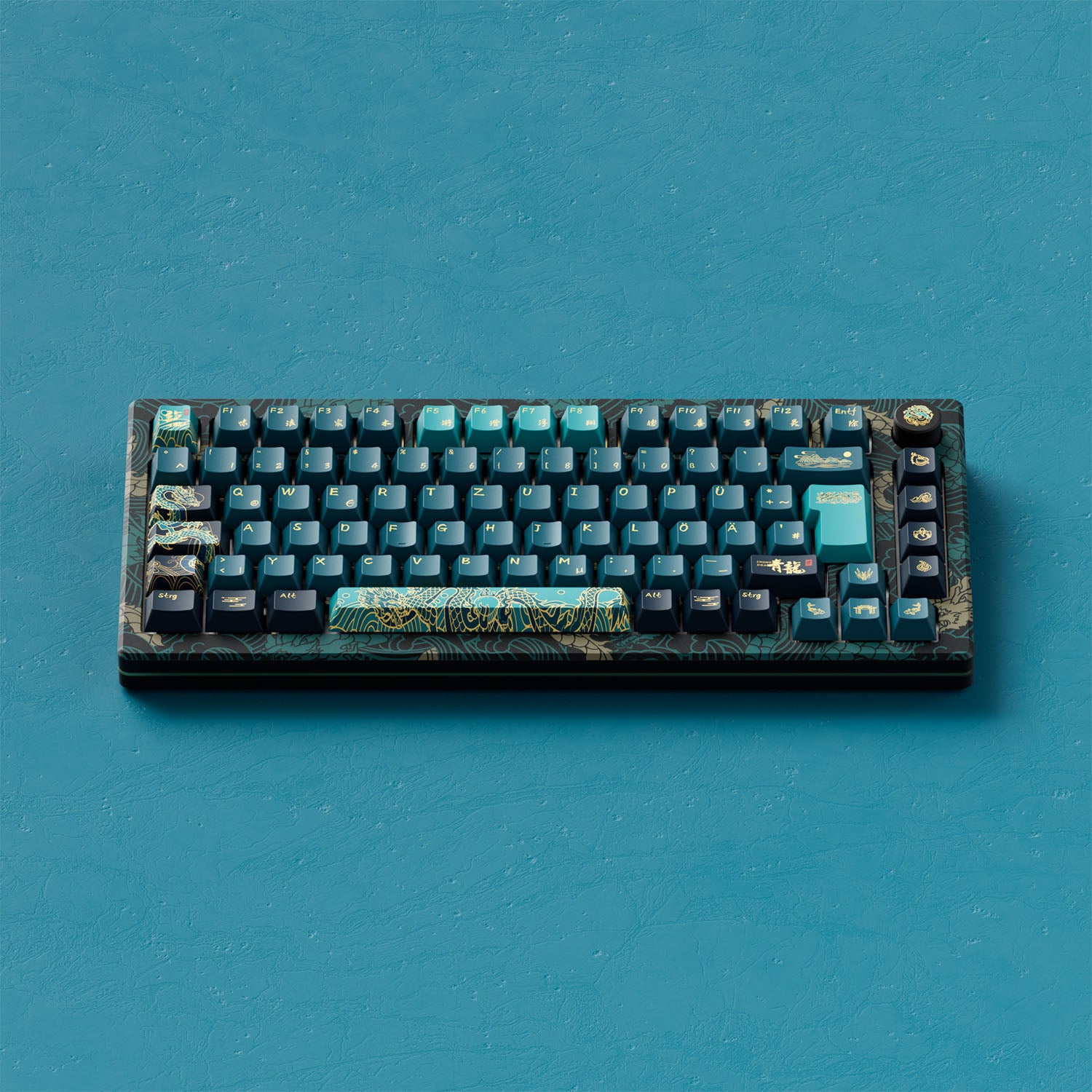 MOD 007 V3 HE Year of Dragon Hall Effect Keyboard Front View