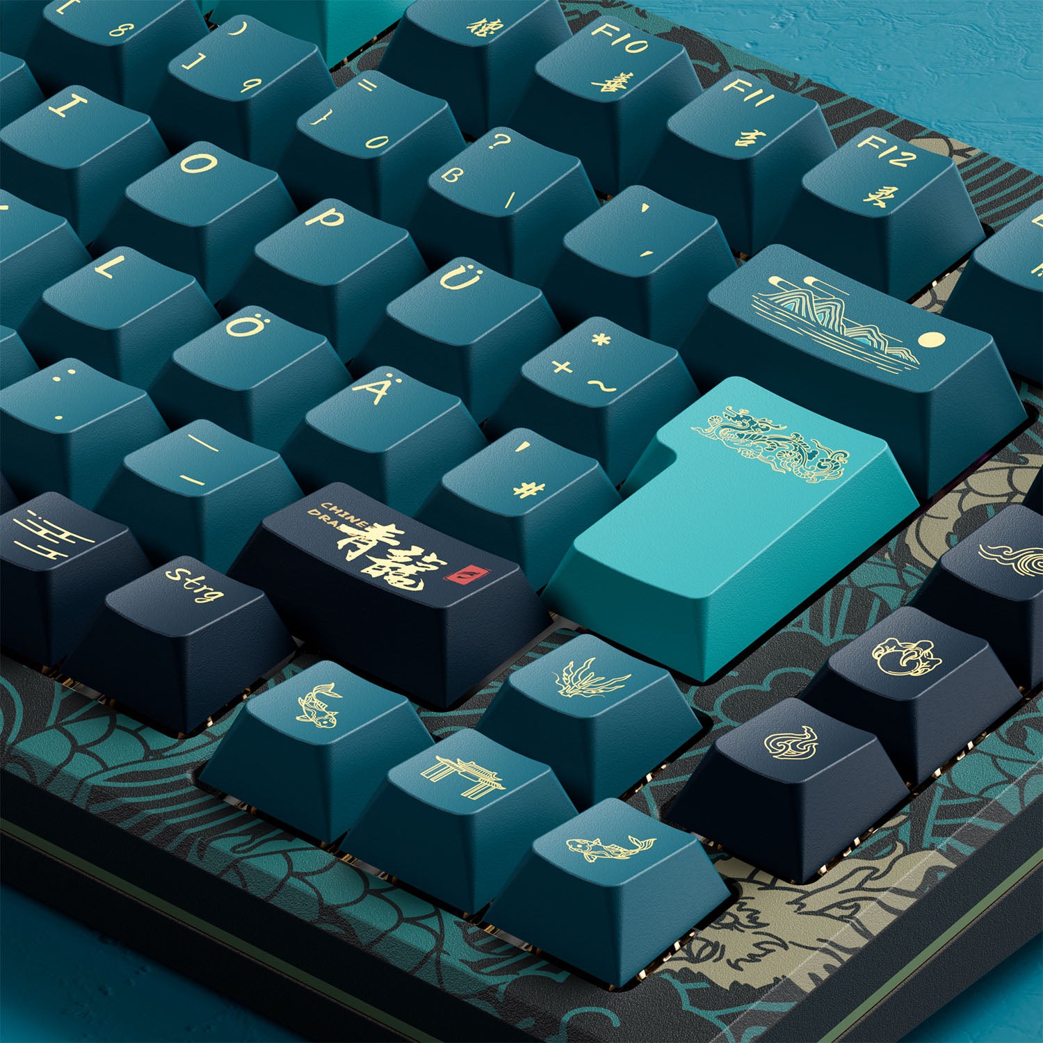 MOD 007 HE Year of Dragon Cherry Profile Keycaps