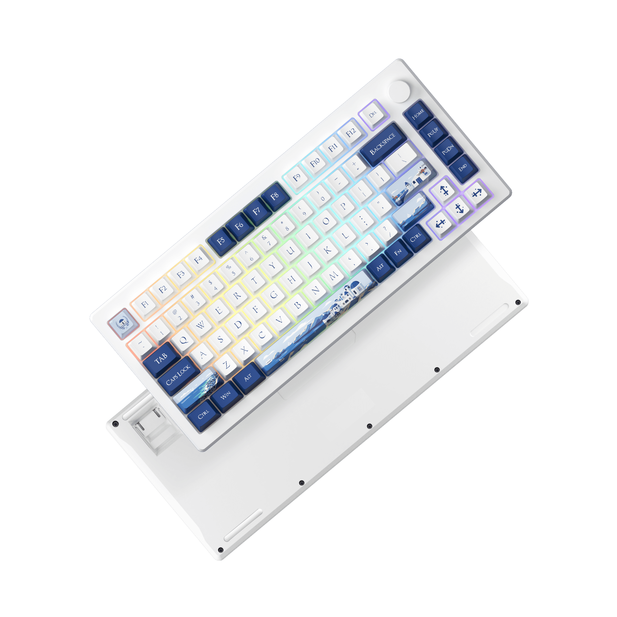 MOD 007B Santorini theme magnetic keyboard