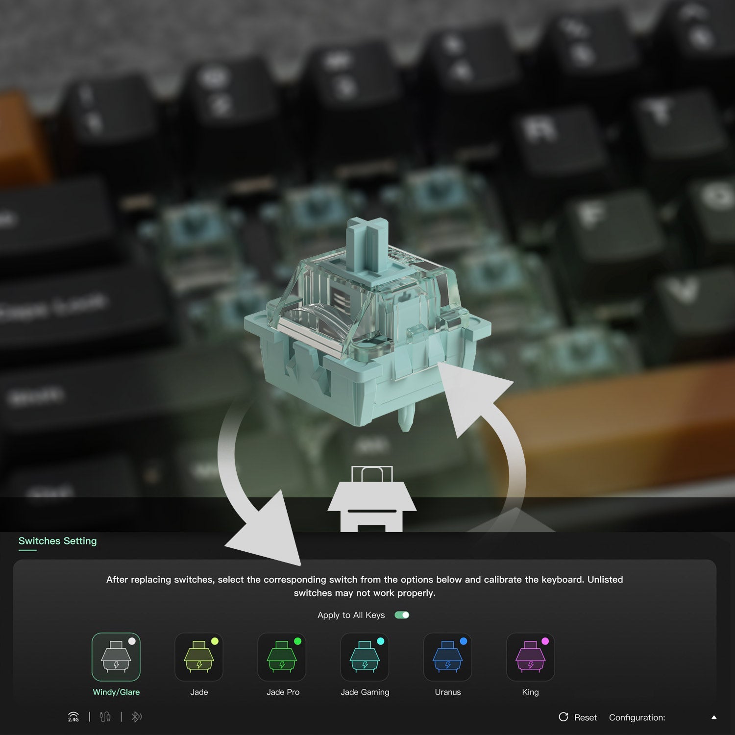 Akko MOD68 HE Magnetic Keyboard Cross Compatible