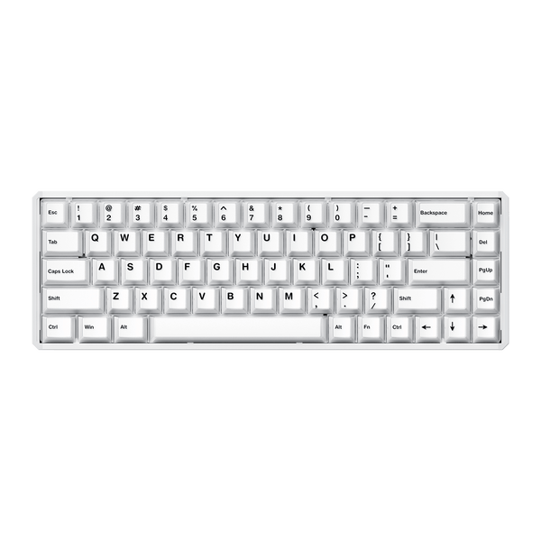 Akko MOD68 HE Magnetic Keyboard Misty White
