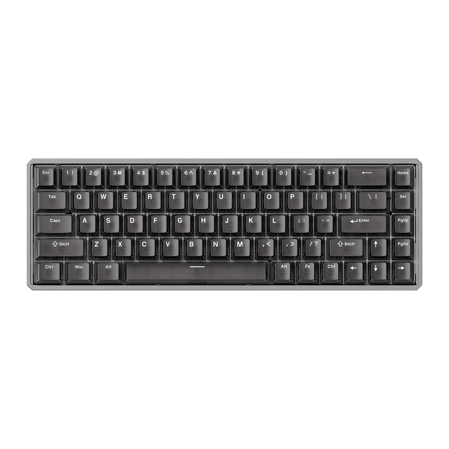 Akko MOD68 HE Magnetic Keyboard Black Trnsparent