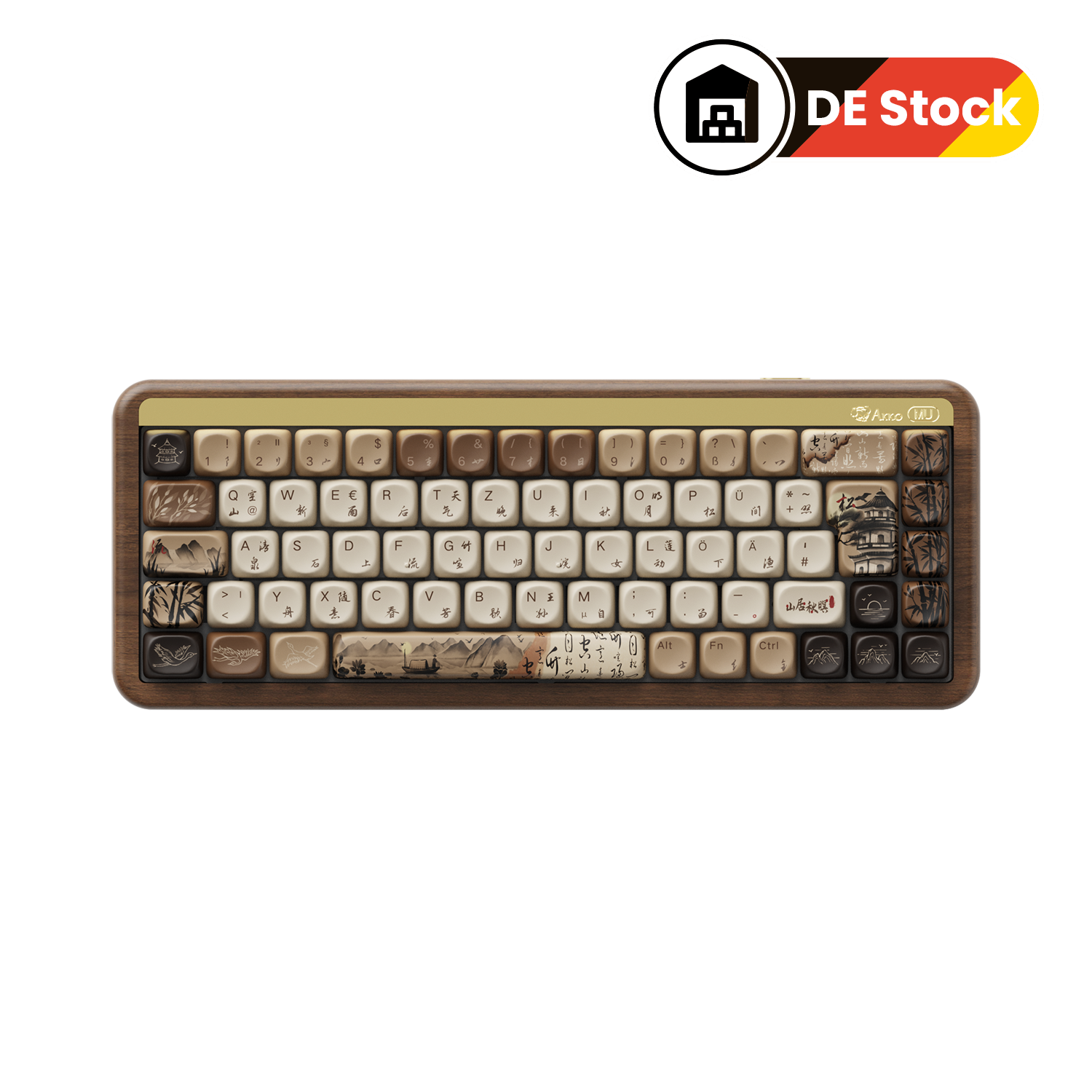 MU01 Wooden Keyboard
