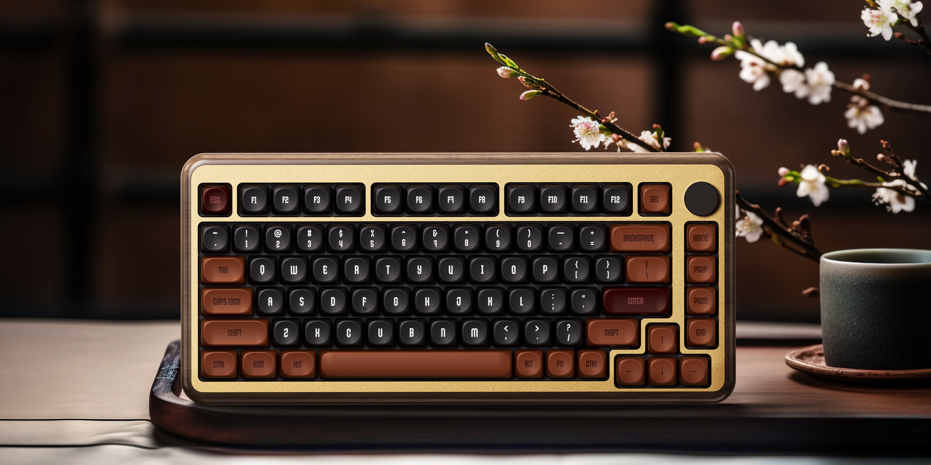Akko MU02 Wooden Keyboard