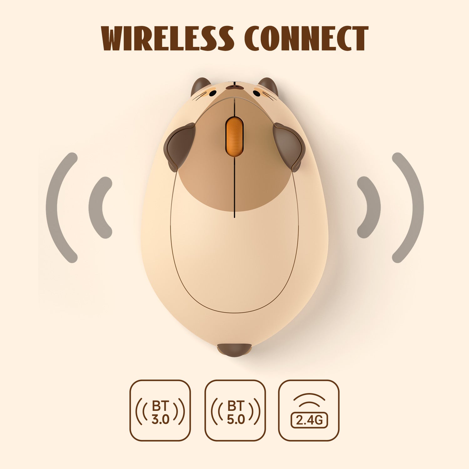 Akko Marmot Computer Mouse Wireless Connection