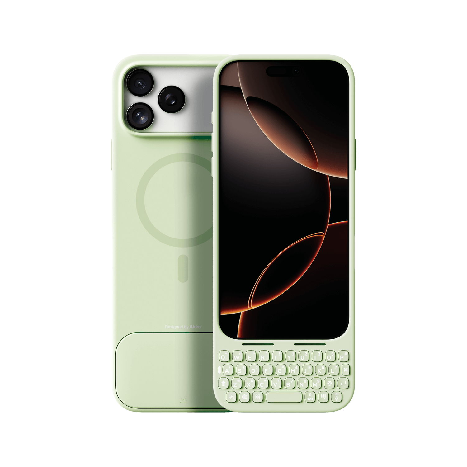 Akko MetaKey Keyboard Case for iPhone 17 Sage
