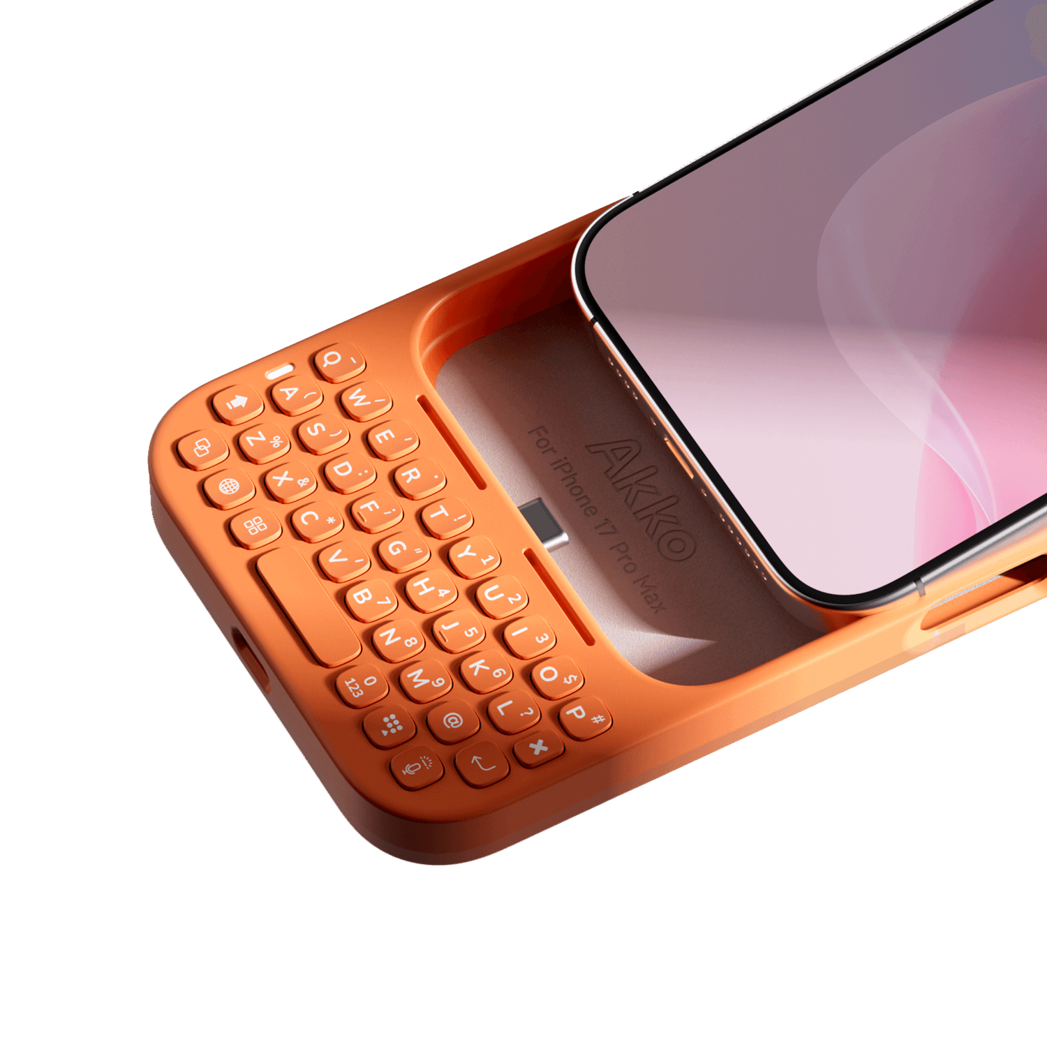Akko MetaKey Keyboard Case for iPhone Plug and Play