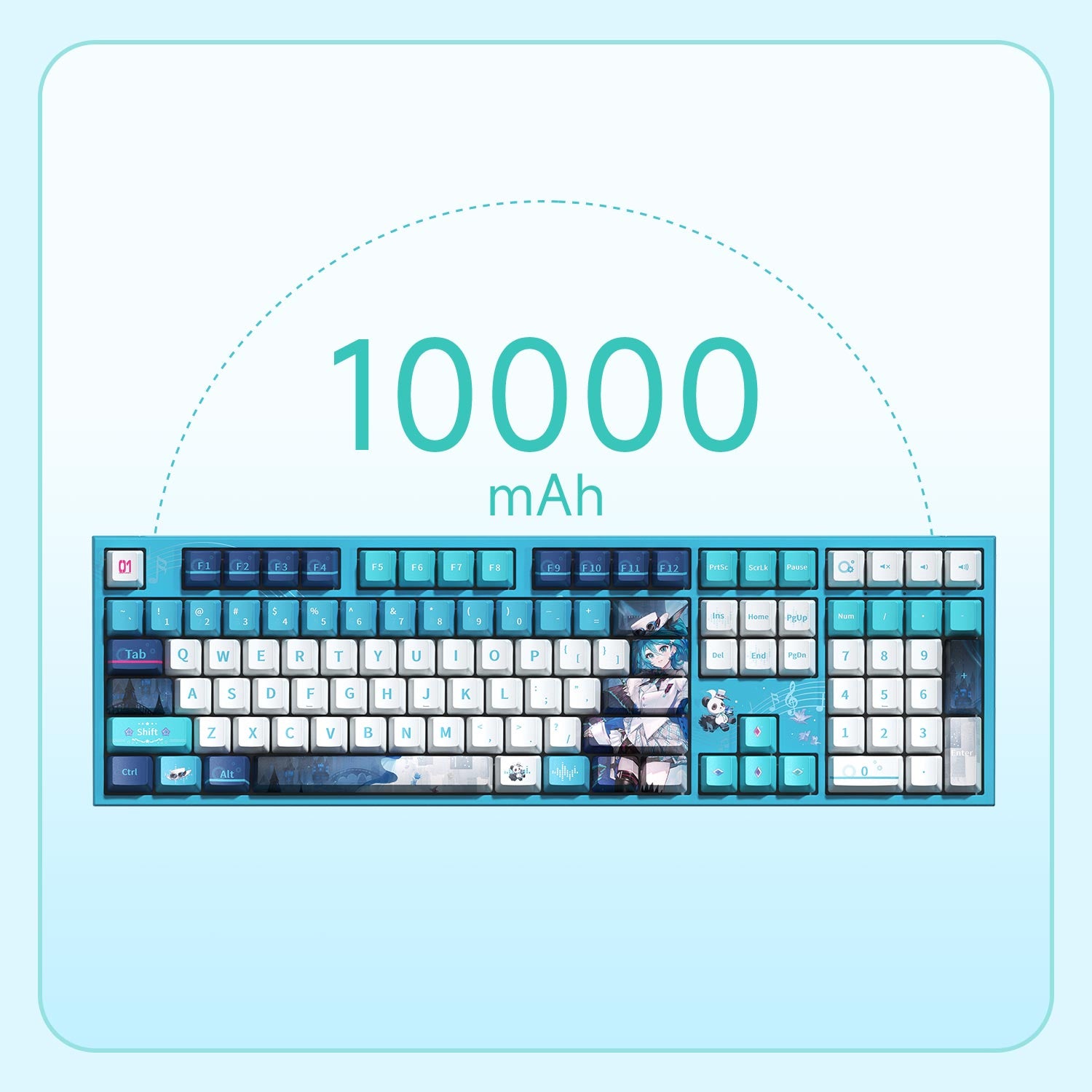 Akko Hatsune Miku WITH YOU 2025 5108 V5 10000 Battery