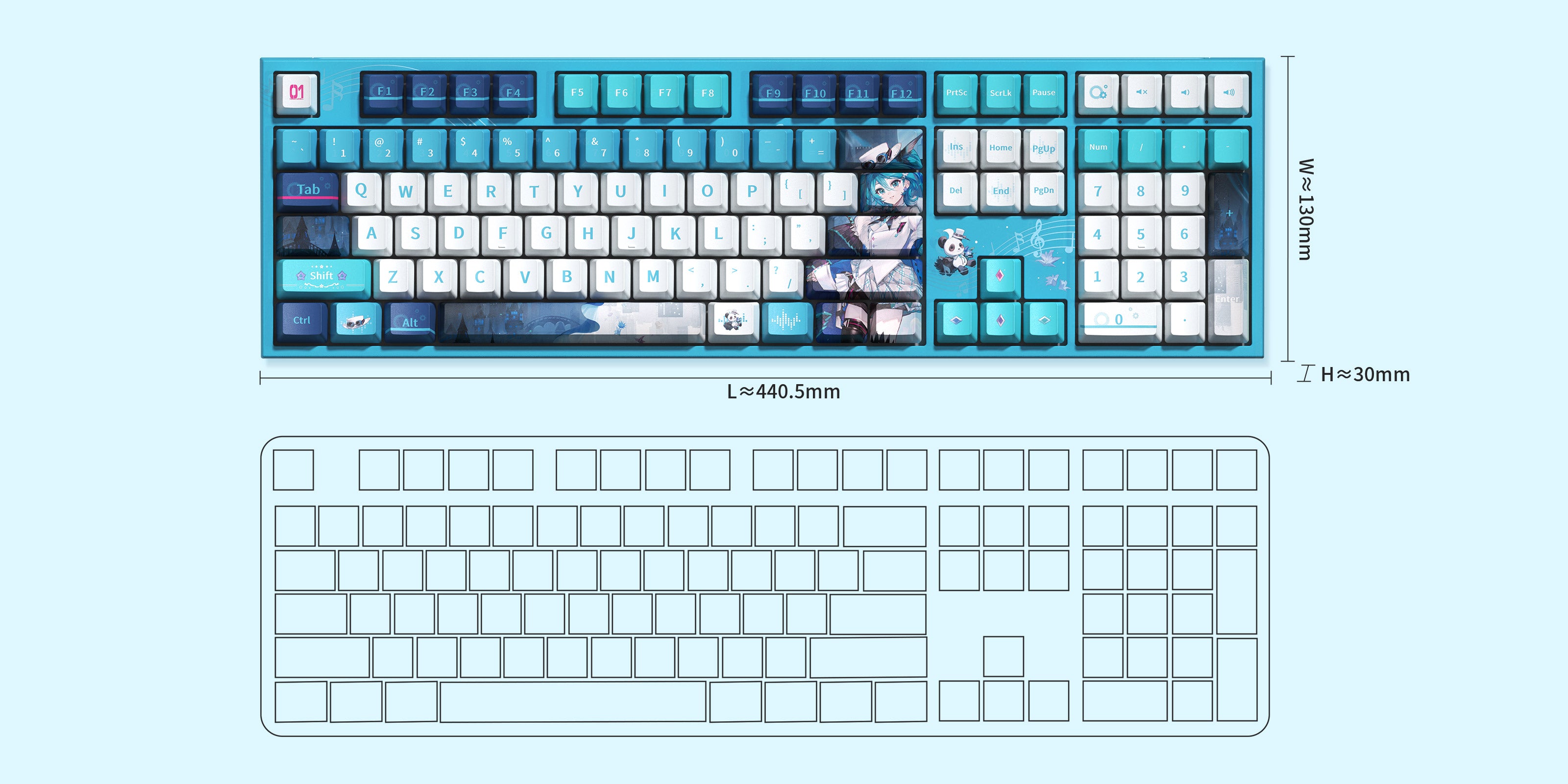 Akko Hatsune Miku WITH YOU 2025 5108 V5 Size