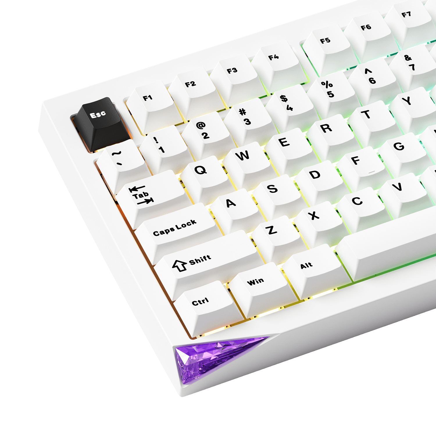 Akko Mineral 01 VIA Fully Assembled White Left Details