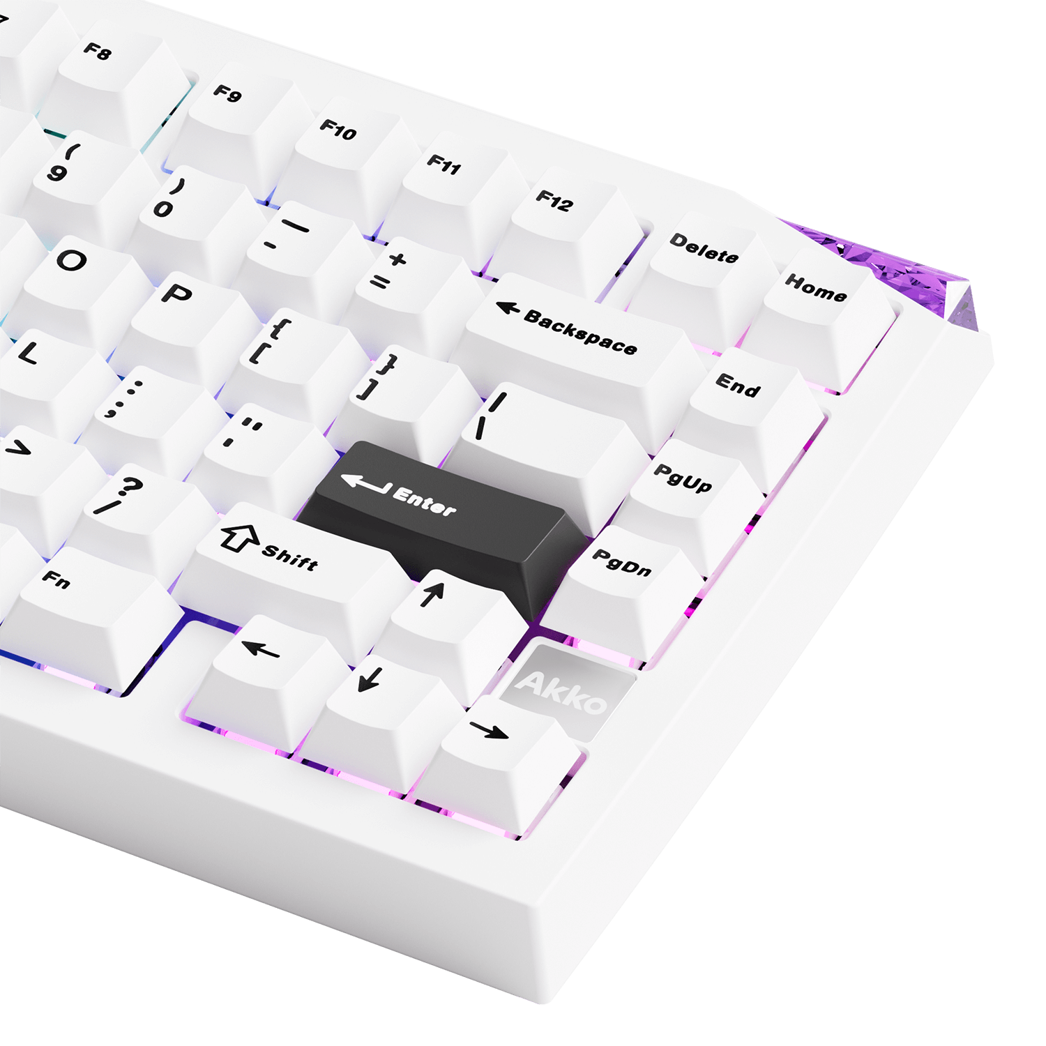 Akko Mineral 01 VIA Fully Assembled White Right Side Details