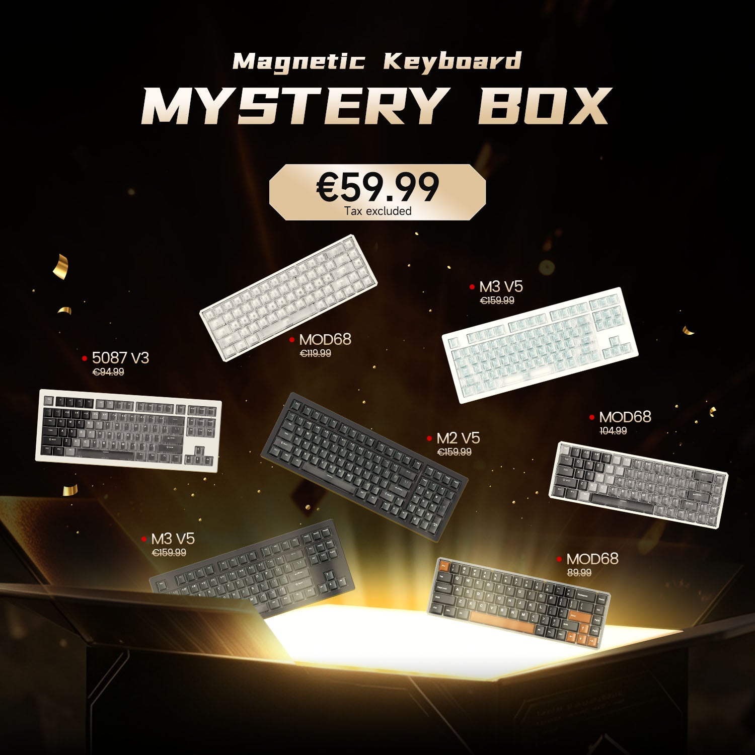 Akko's Mystery Box - Magnetic Keyboard