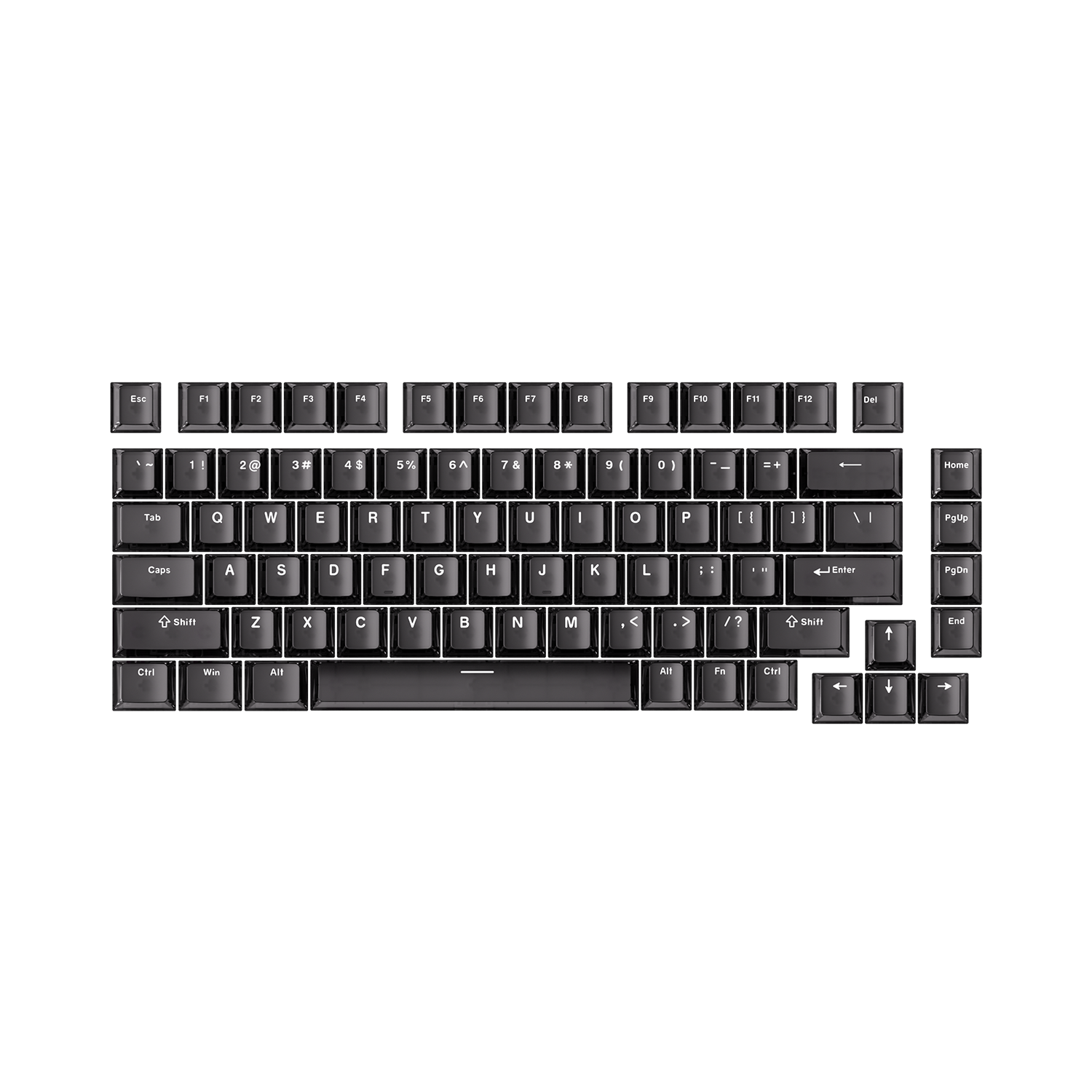 Akko PC Transparent Keycap Set (82-Key)