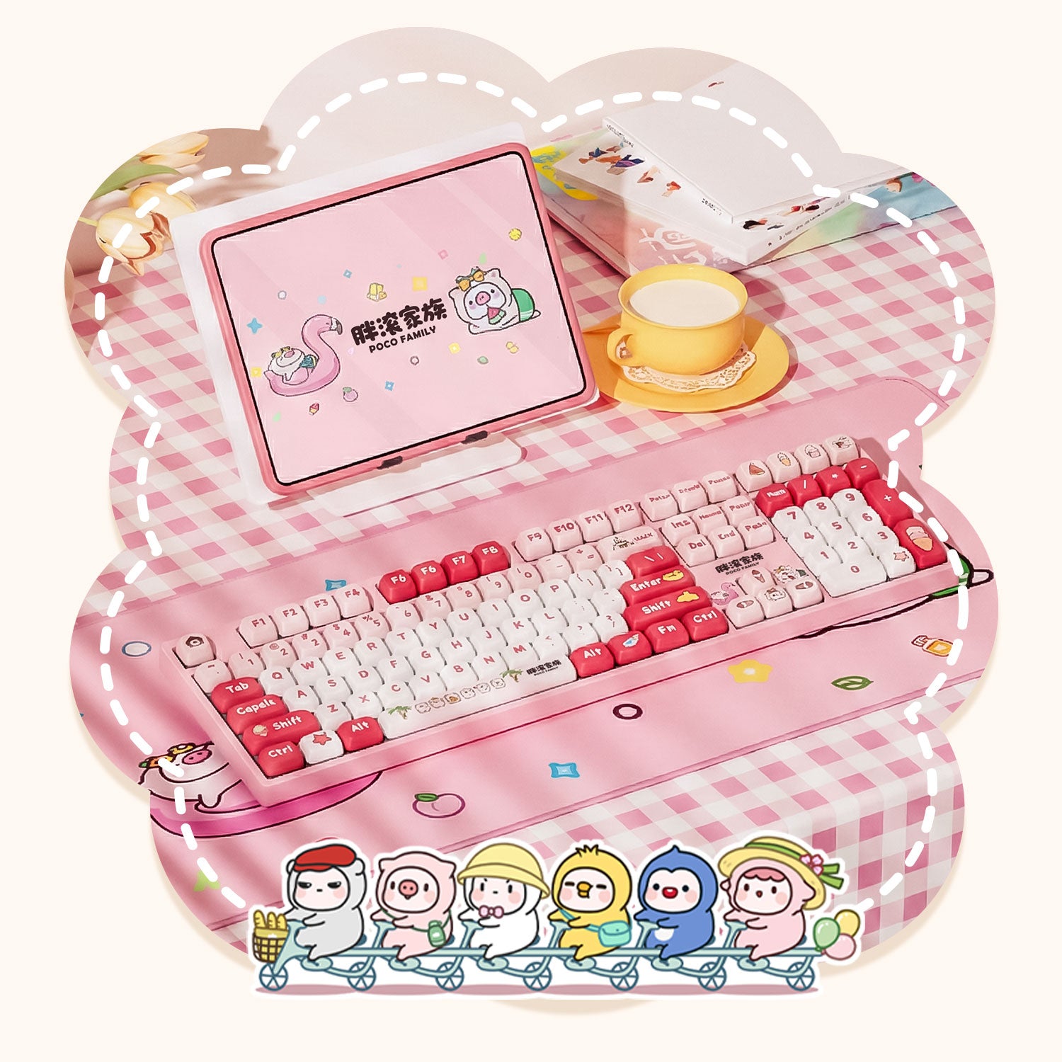 Akko POCO Pig 3108V3 Mechanical Keyboard Details