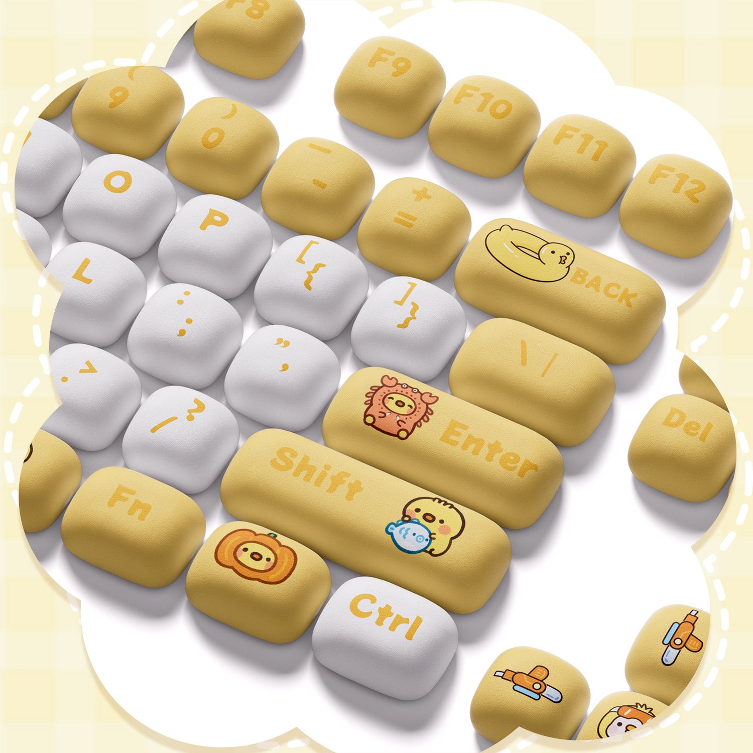 POCO Family - POCO Duck Keycap Set MOG Profile