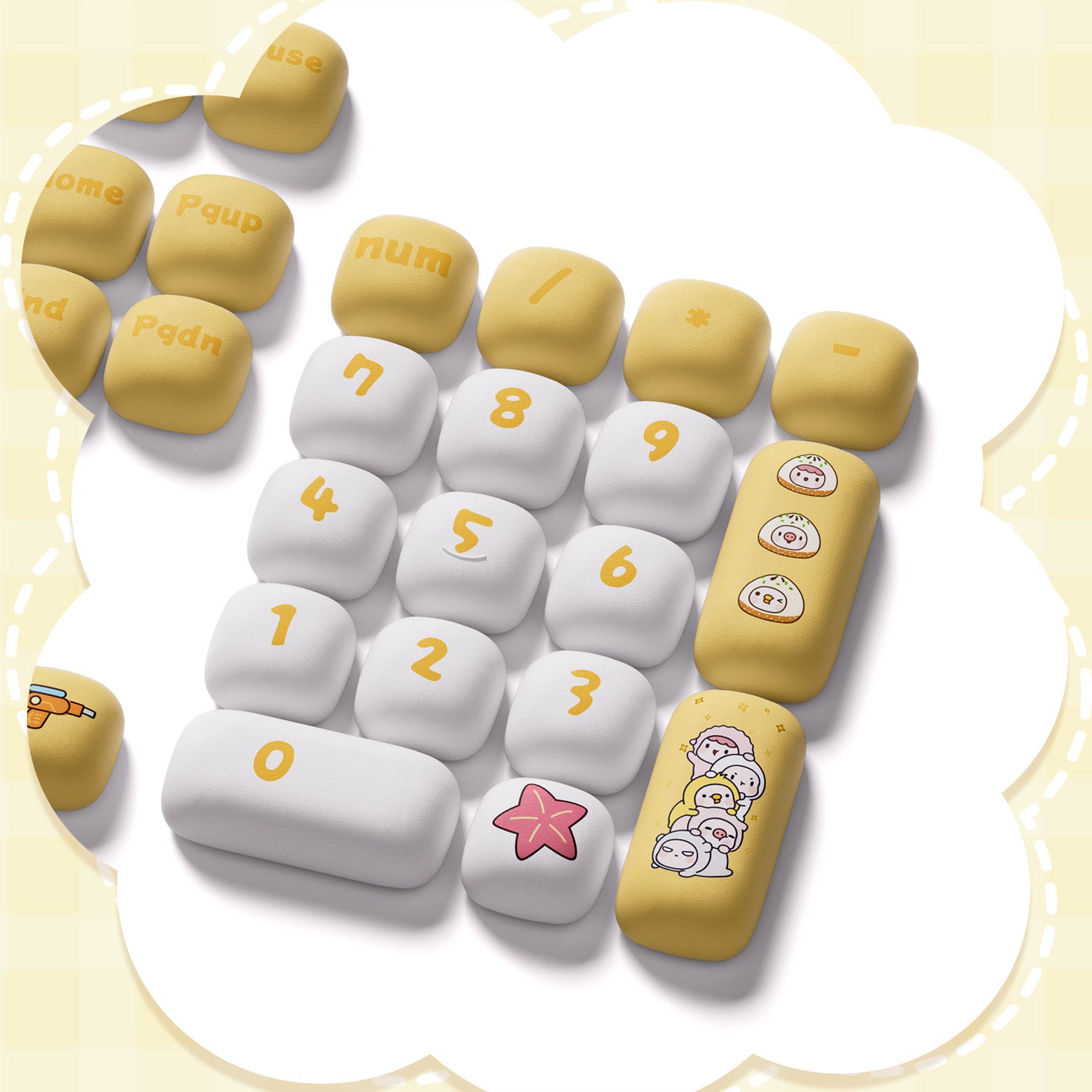 POCO Family - POCO Duck Keycap Set Details