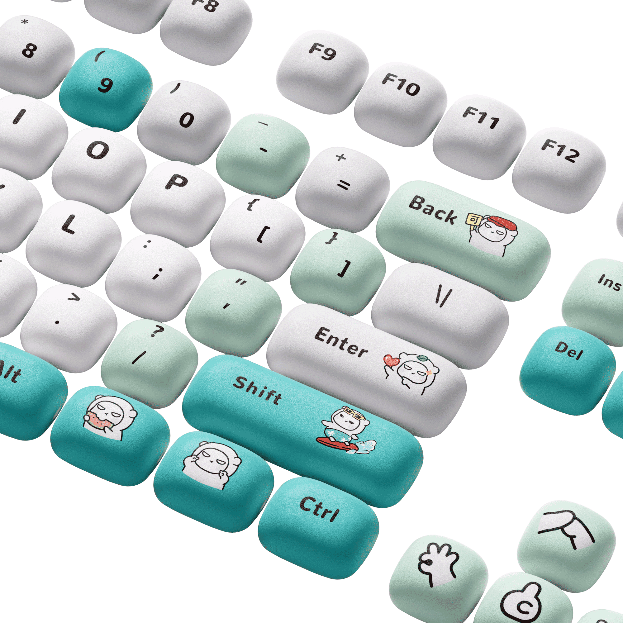 POCO Family - POCO Bear Keycap Set Key Details