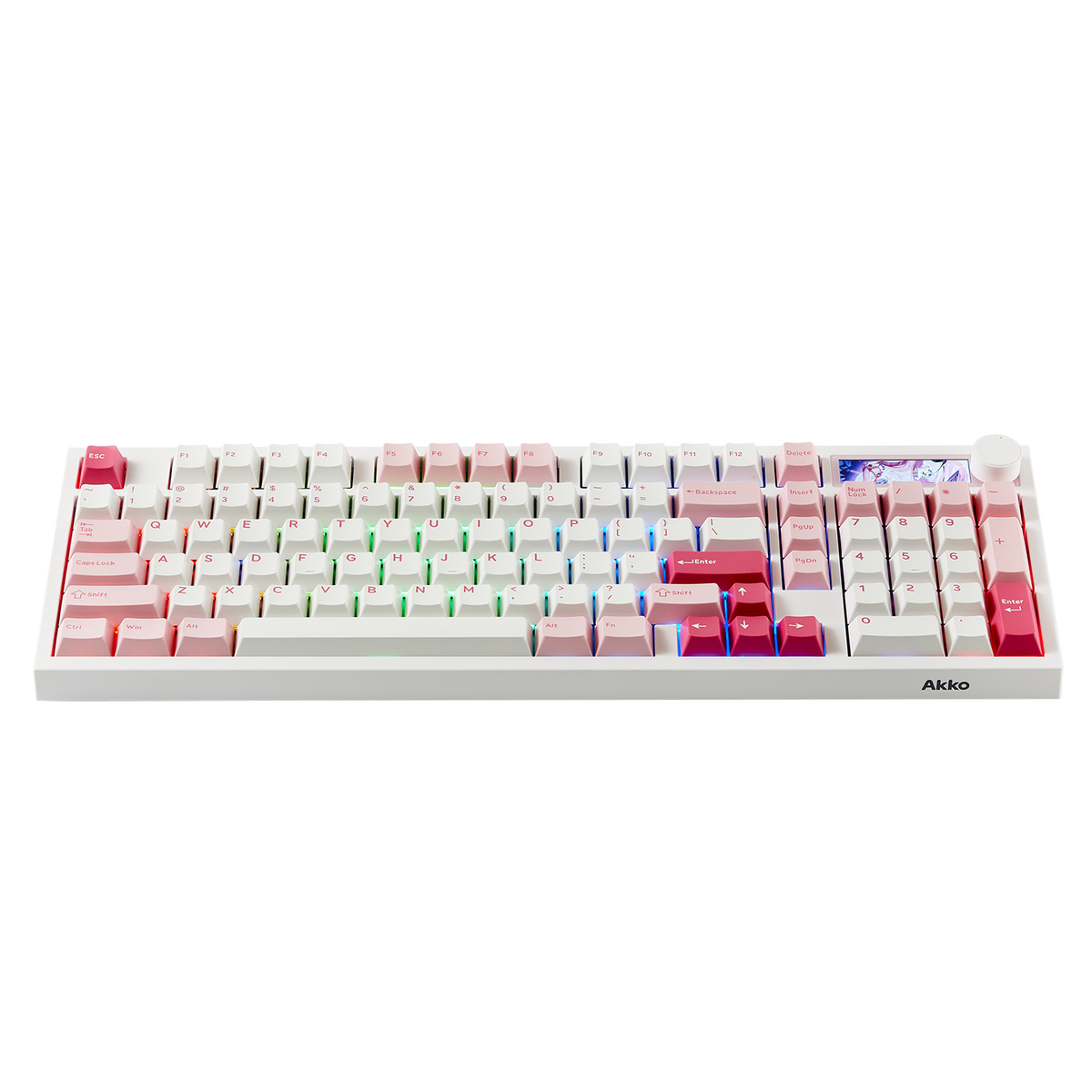 Akko 5098 V5 Prunus Lannesiana Mechanical Keyboard Front Side Details